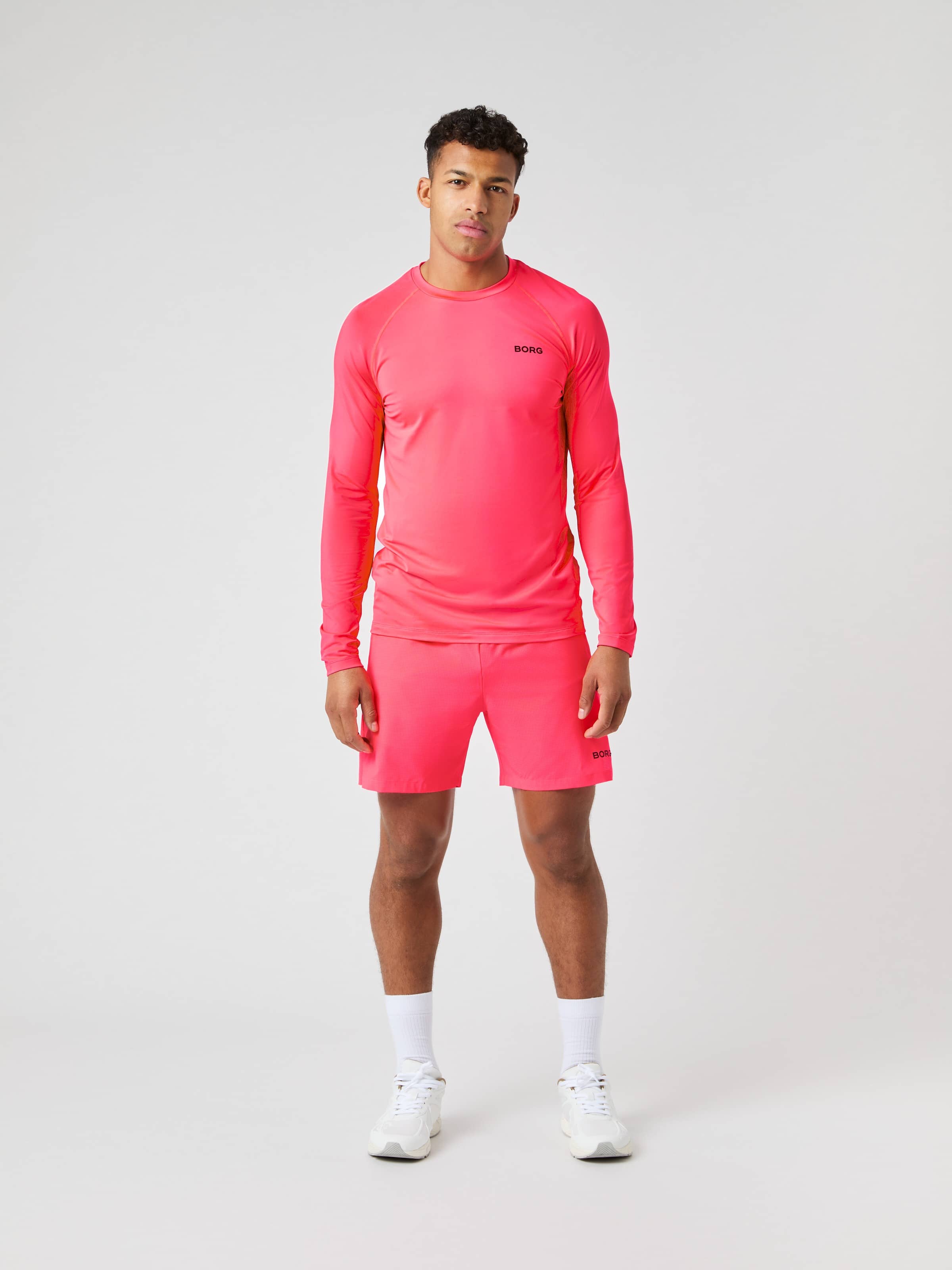 Borg Zip Shorts 7 Inch - Men - Diva Pink | Björn Borg