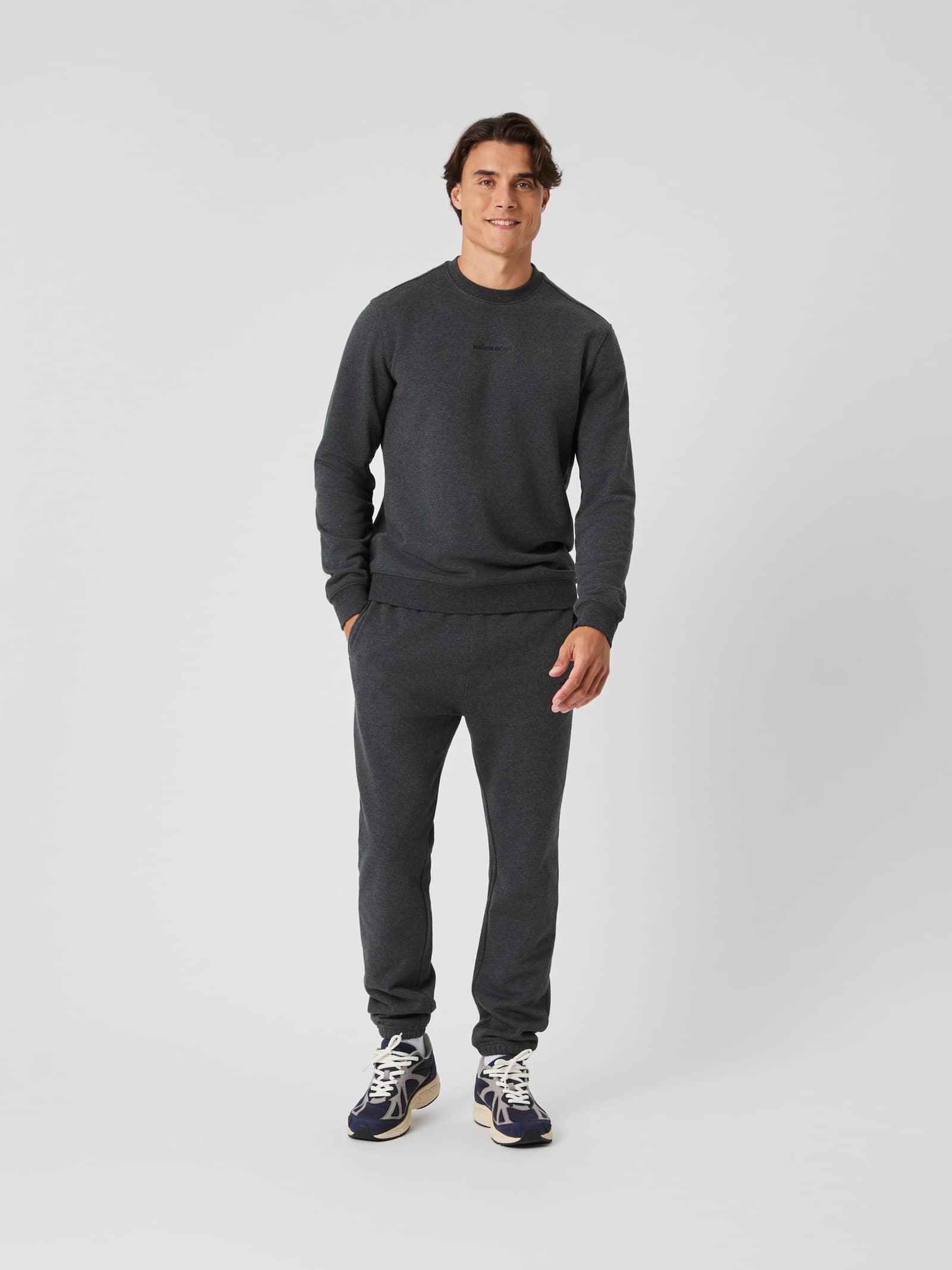 Björn Borg - Borg Classic Sweatpants Dark Gray Melange Herr - Image 1