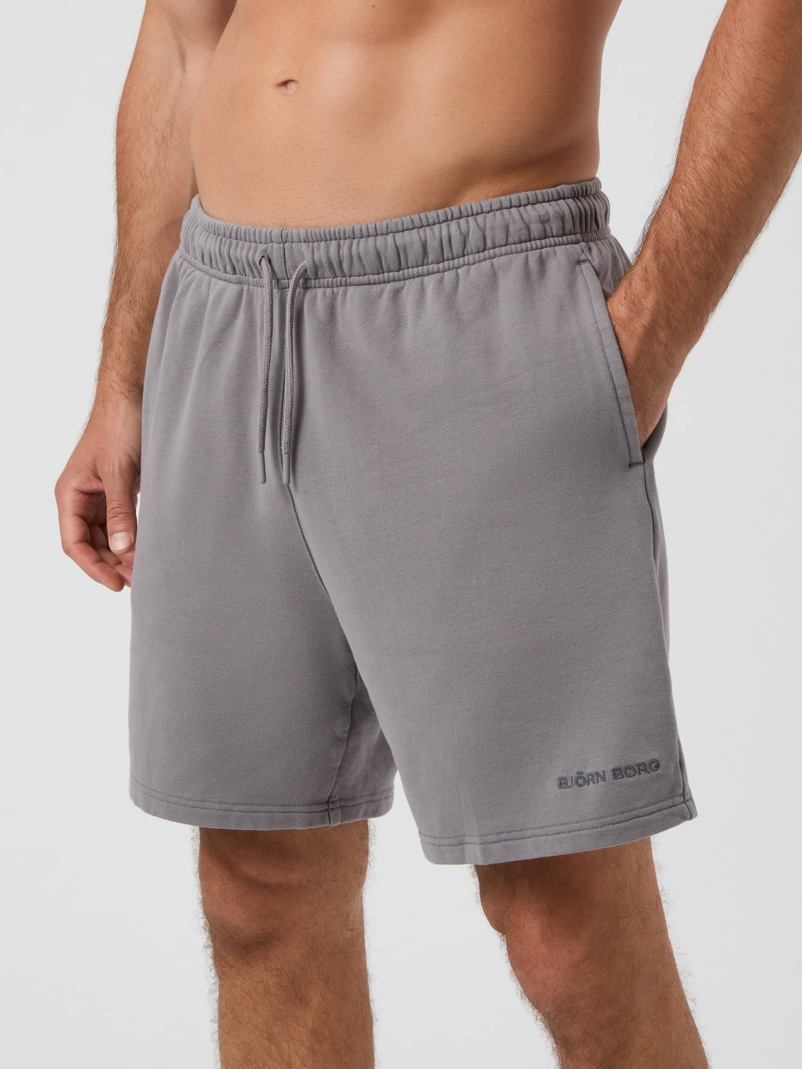 Björn Borg - Borg Classic Sweatshorts Brushed Nickel - Image 1