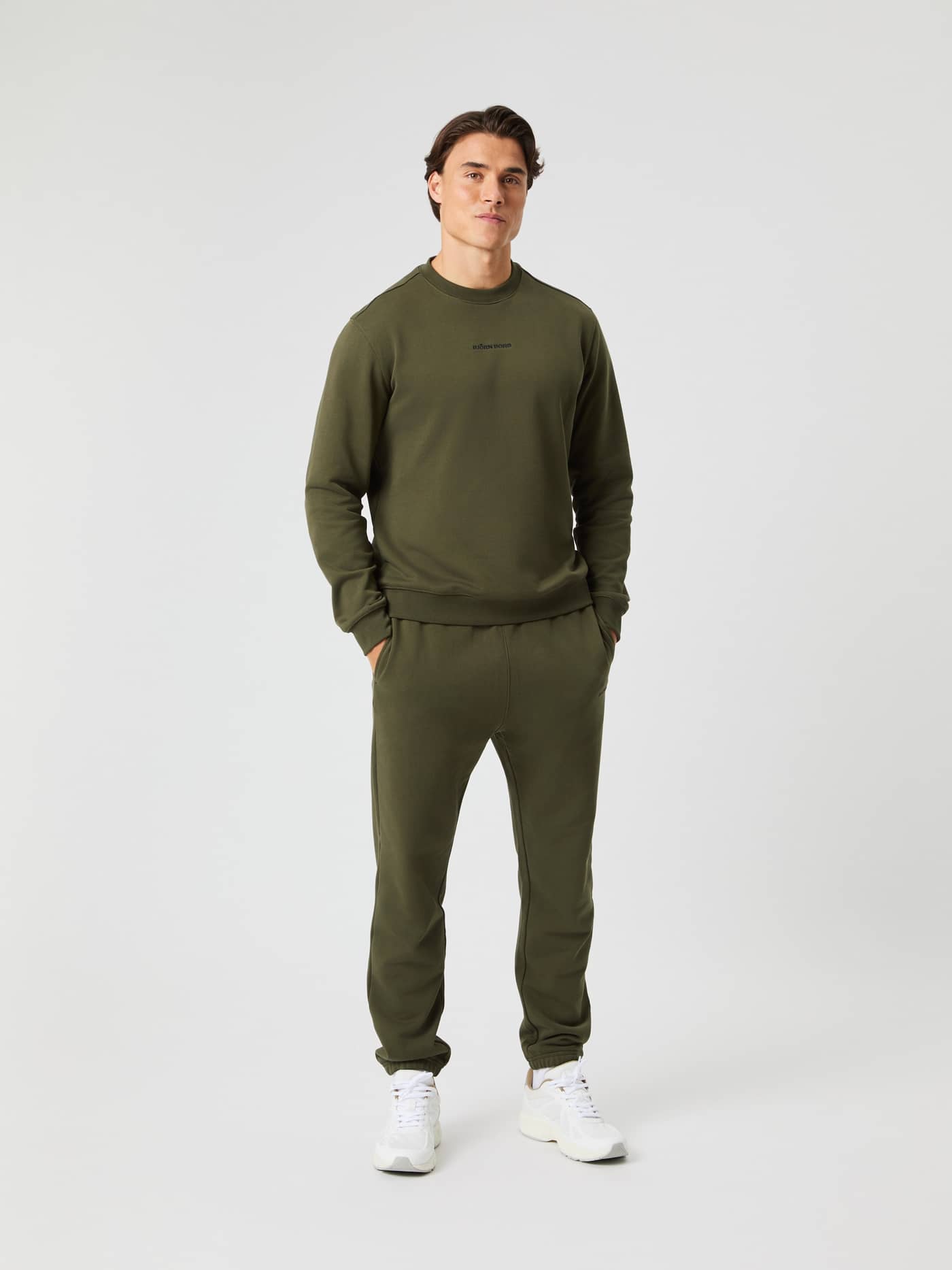 Björn Borg - Borg Classic Sweatshirt Forest Night Heren - Image 3