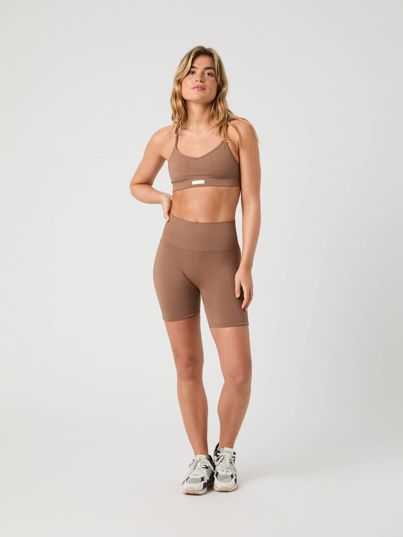 Björn Borg - Studio Seamless Ribbed Shorts Acorn - Image 4