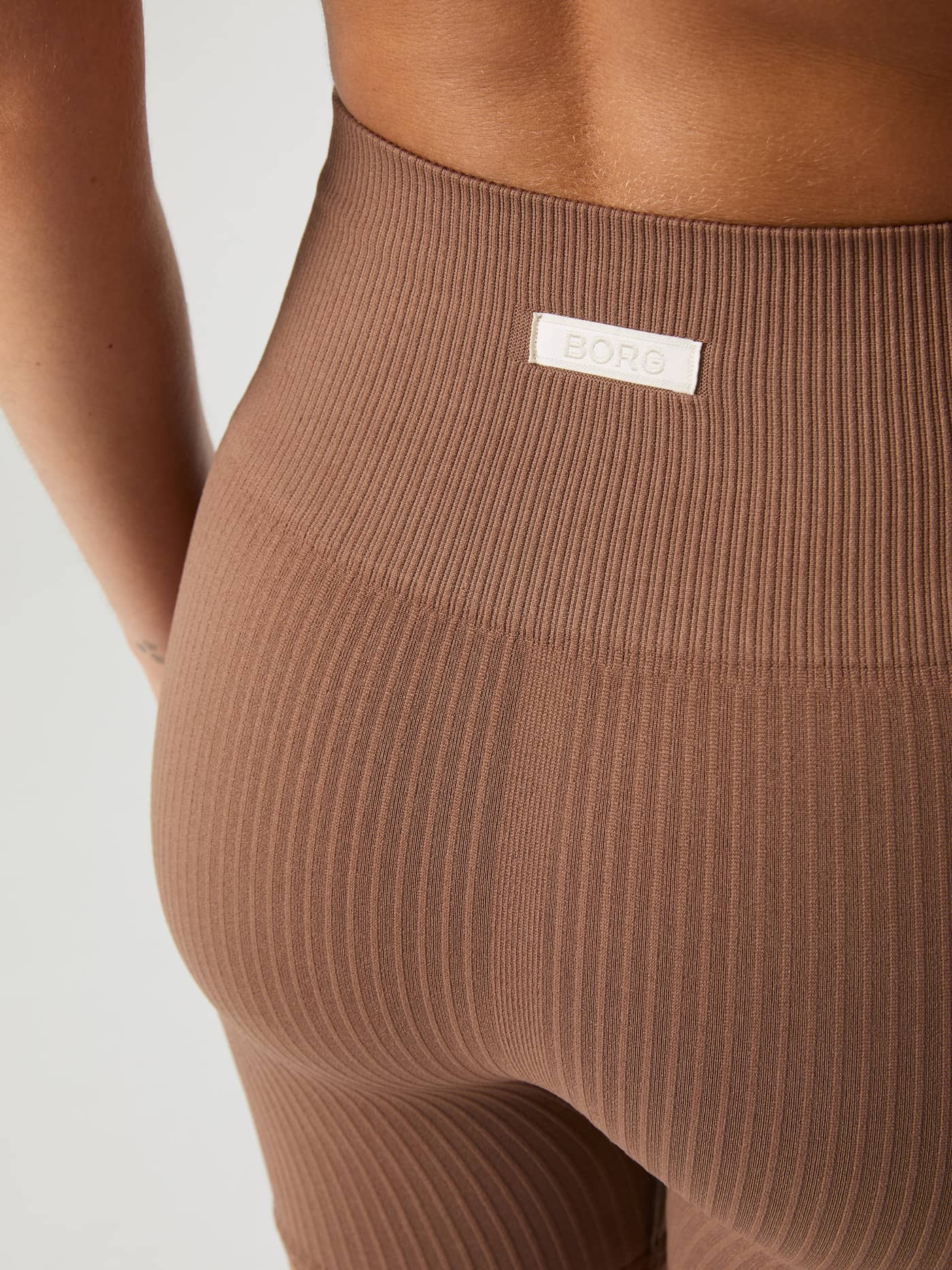 Björn Borg - Studio Seamless Ribbed Shorts Acorn - Image 7