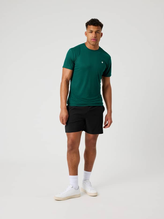 Björn Borg Ace Light T-Shirt in Posy Green (Groen) in vooraanzicht, ideaal voor prestaties op de tennisbaan. - Image 3