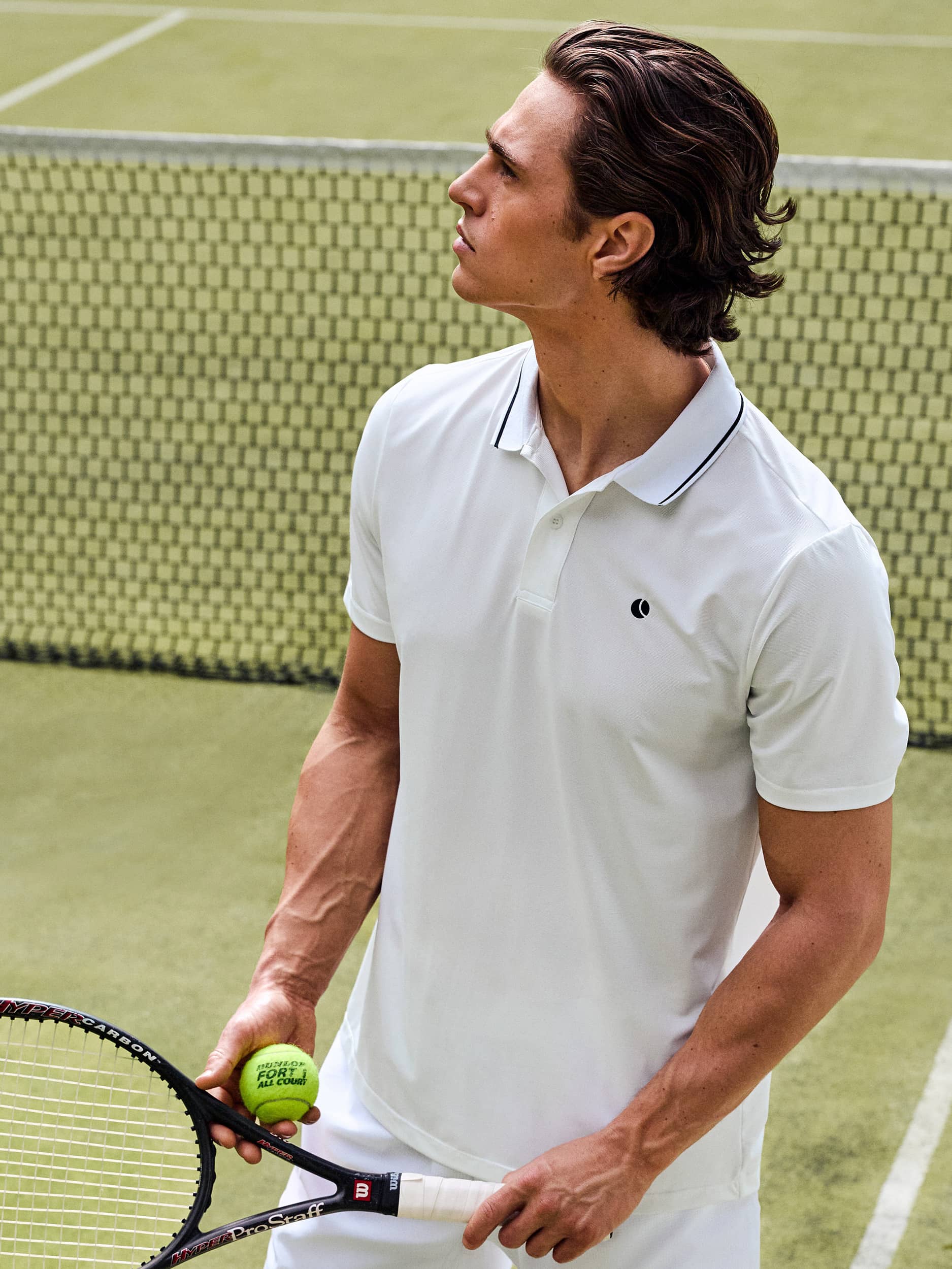 Ace Polo Shirt - Herrer - Brilliant White | Björn Borg