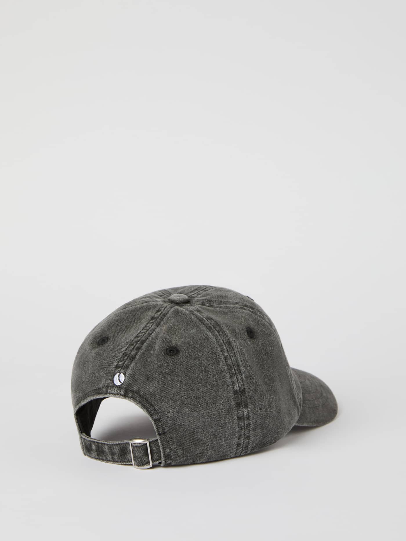 Vue de dos de la Borg Washed Cap en Black Beauty (Noir) en coton biologique pour le training et le running. - Image 3