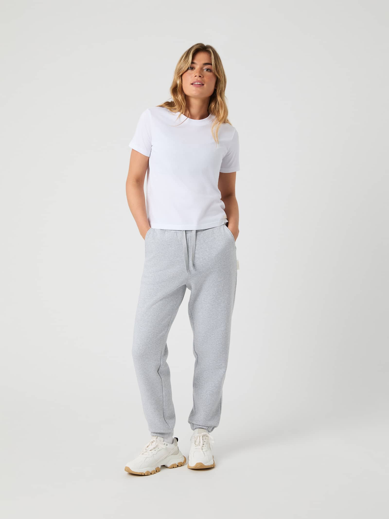 Björn Borg - Centre Sweatpants Light Grey Melange Women - Image 1