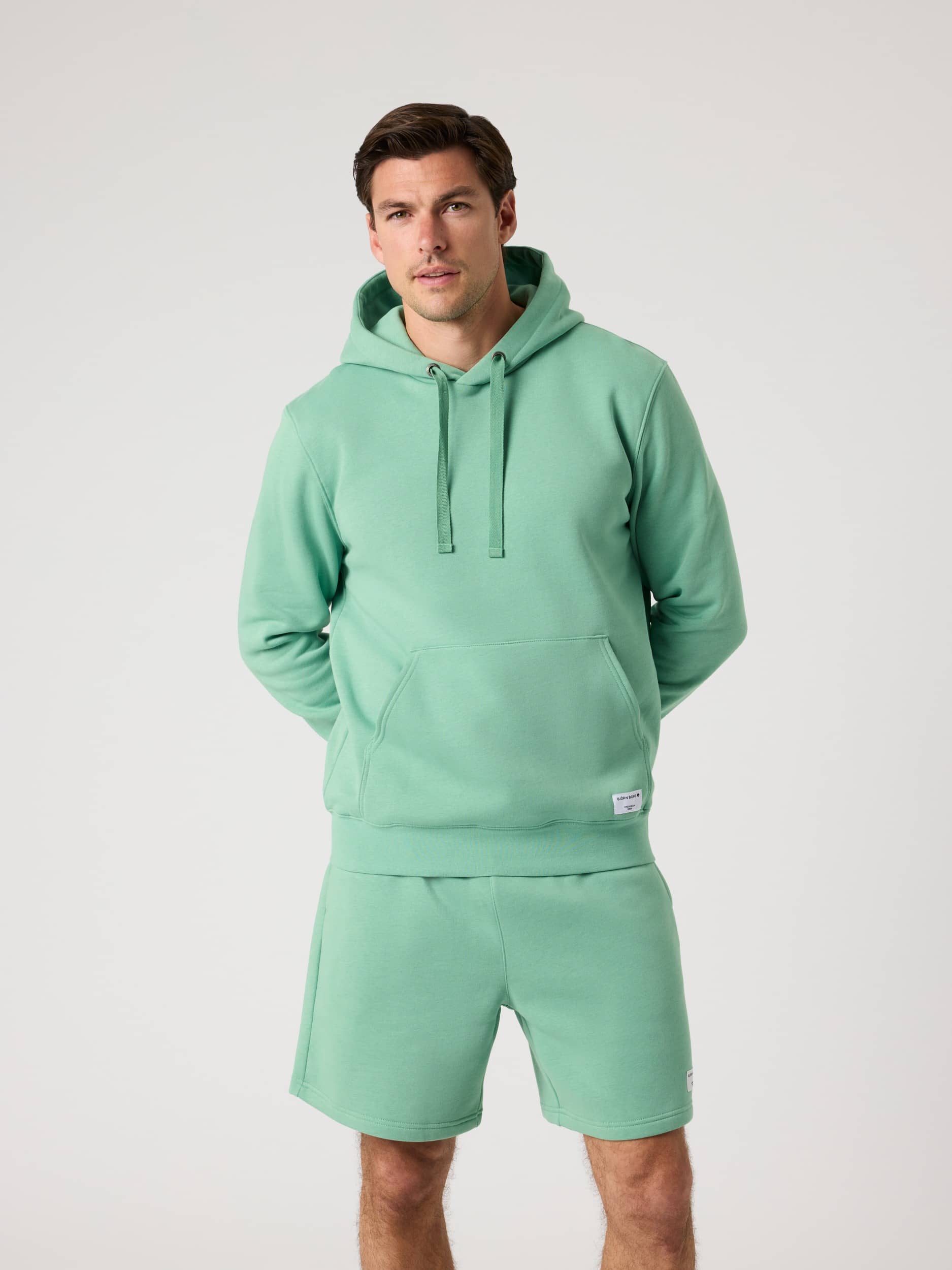 Centre Hoodie - Men - Malachite Green | Björn Borg