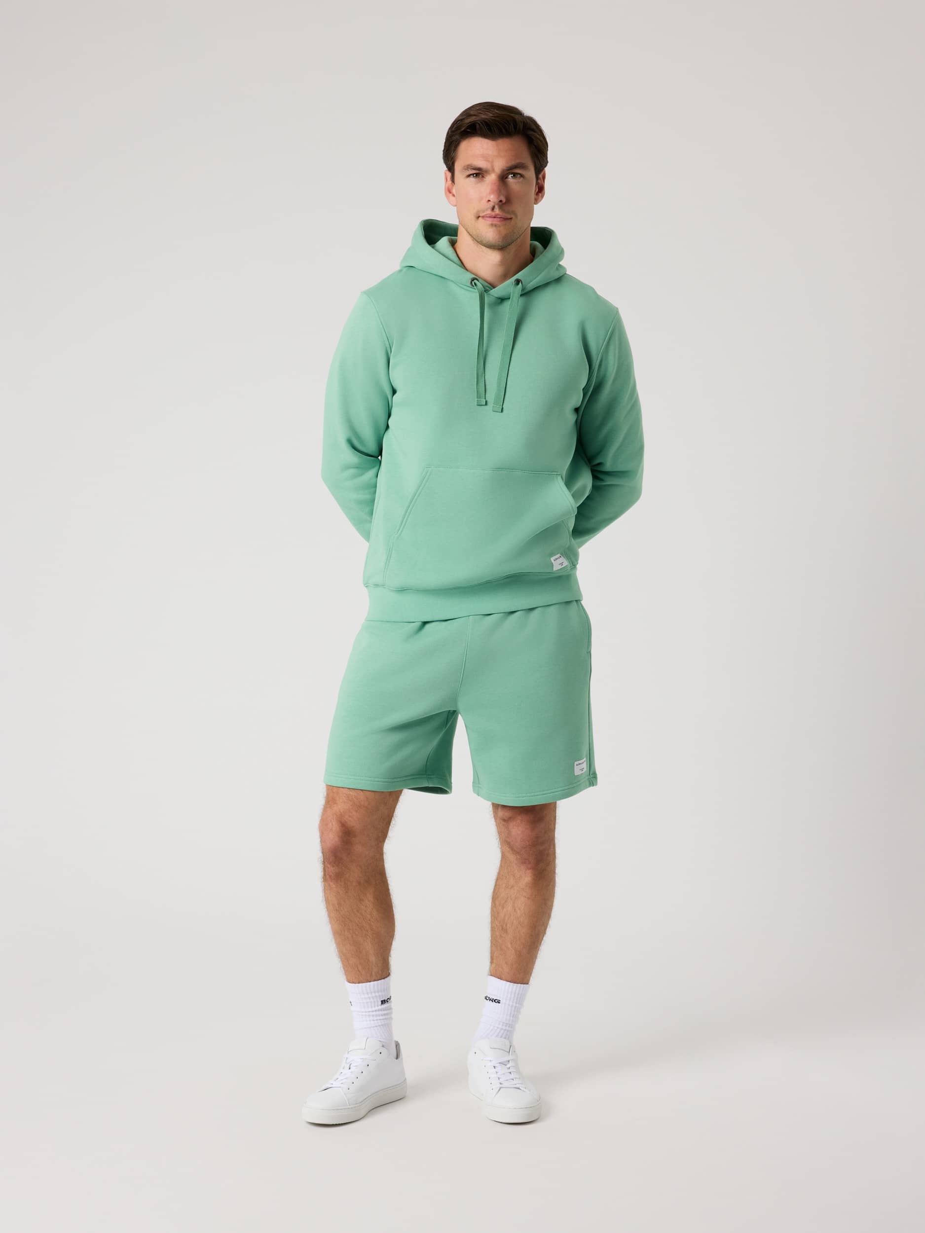 Centre Hoodie - Men - Malachite Green | Björn Borg
