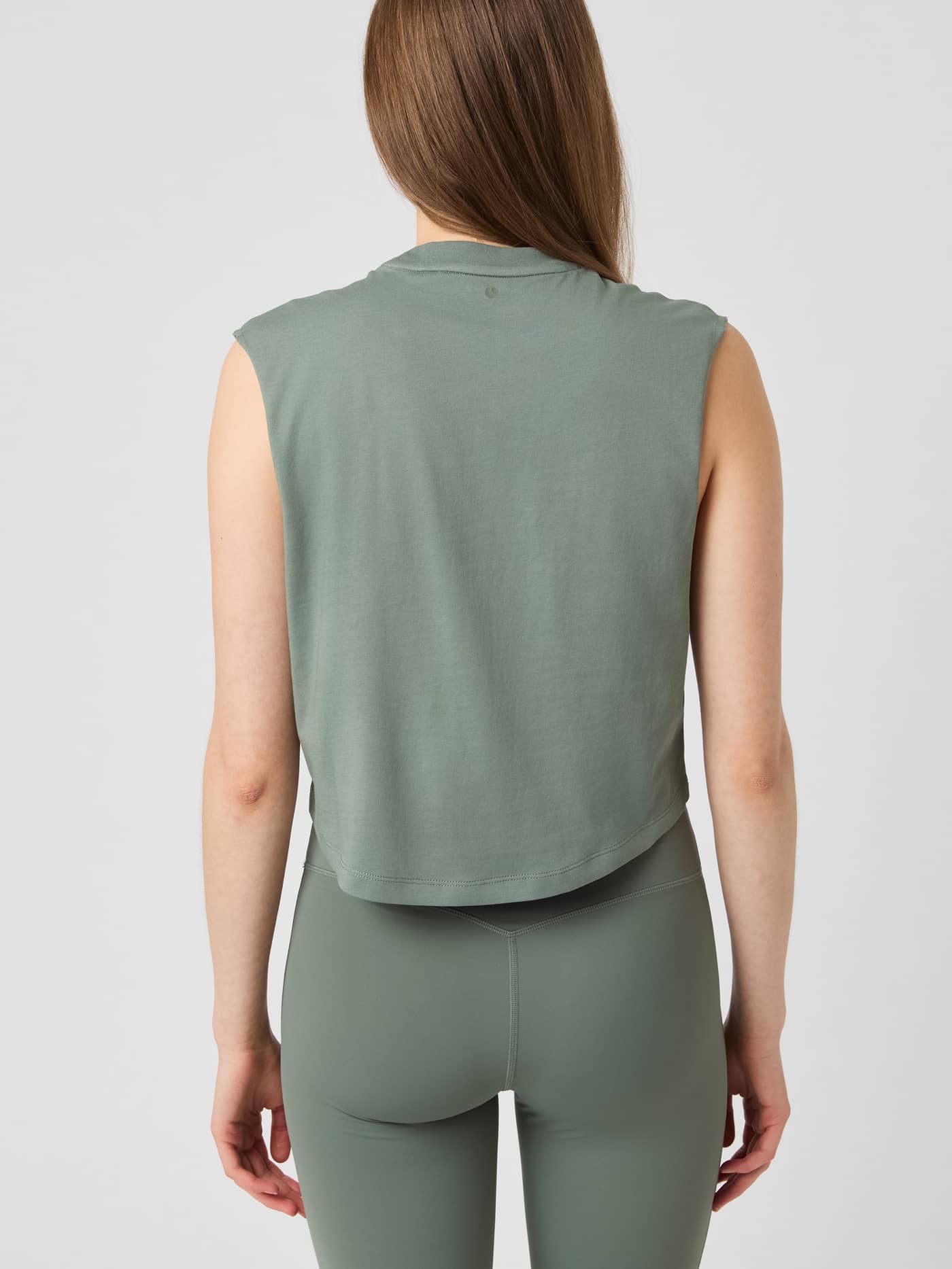 Björn Borg - Borg Cropped Tank Top Agave Green Dames - Image 2