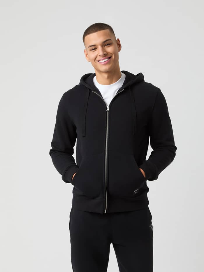 Björn Borg - Centre Zip Hoodie Black Beauty
