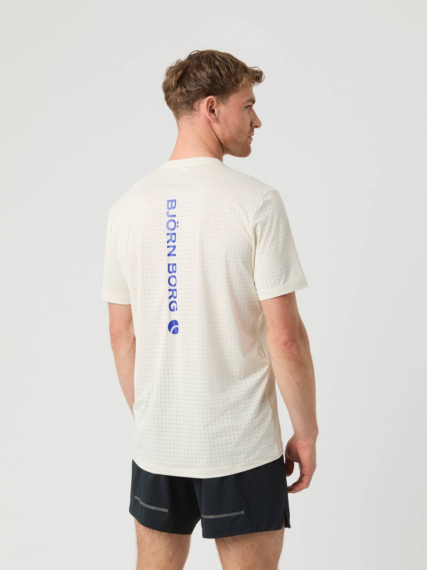 Björn Borg - Borg Running Perforated T-Shirt Birch Herr - Image 3