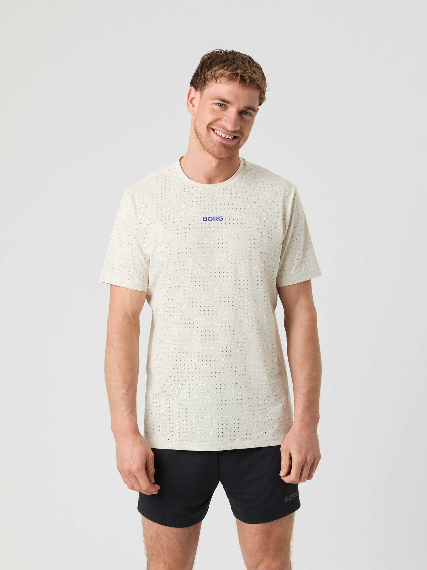 Björn Borg - Borg Running Perforated T-Shirt Birch Herr - Image 2