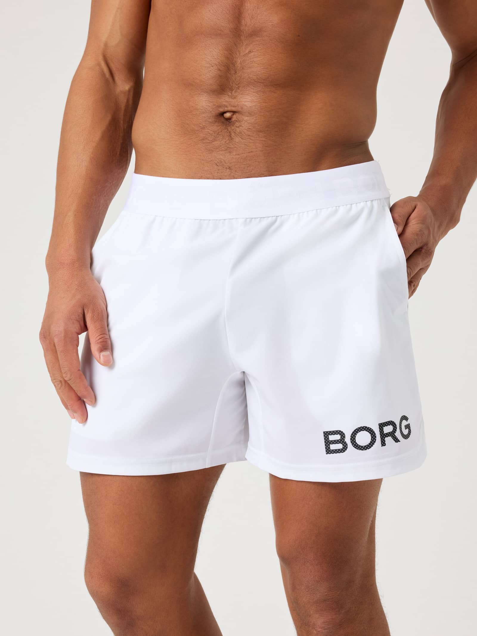 Björn Borg - Borg Shorts 6 Inch Brilliant White Herr - Image 1