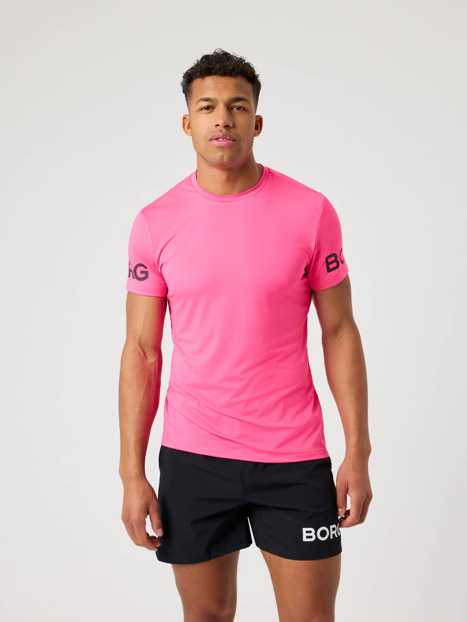 Björn Borg - Borg T-Shirt Pink Glo Men - Image 1