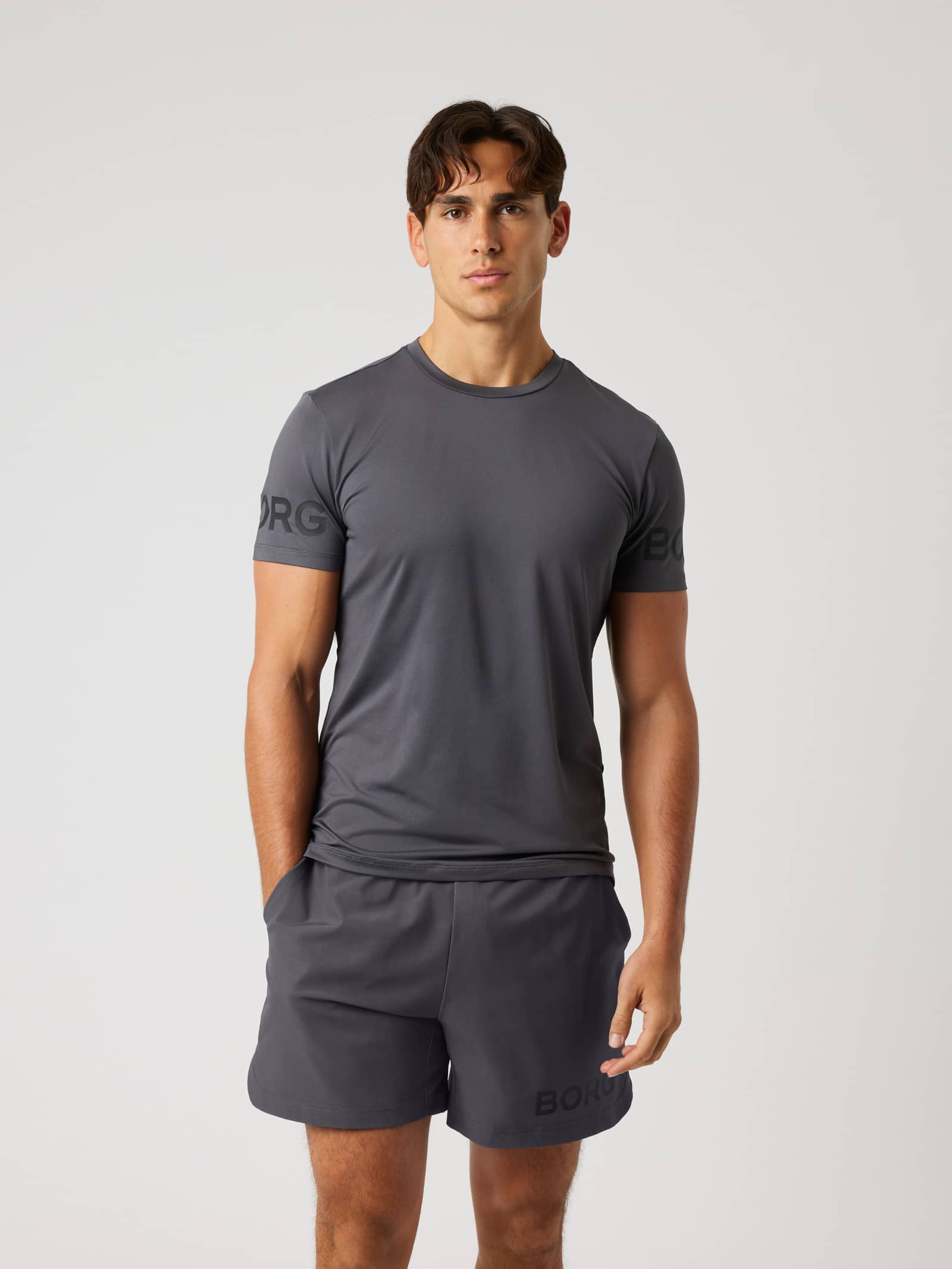 Björn Borg - Borg T-Shirt Asphalt Herr - Image 1