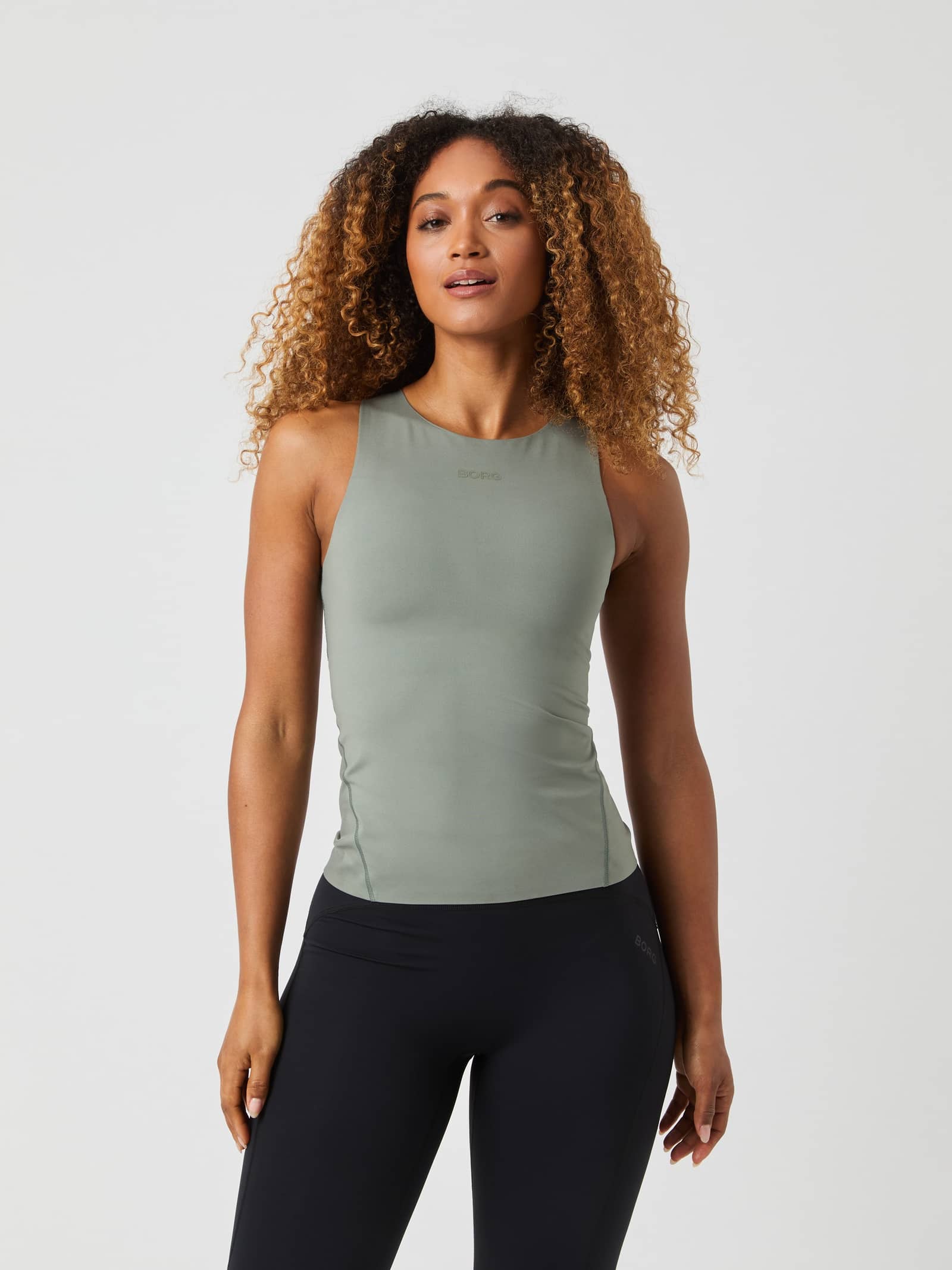 Björn Borg - Studio 2 In 1 Tank Top Agave Green Dames - Image 1