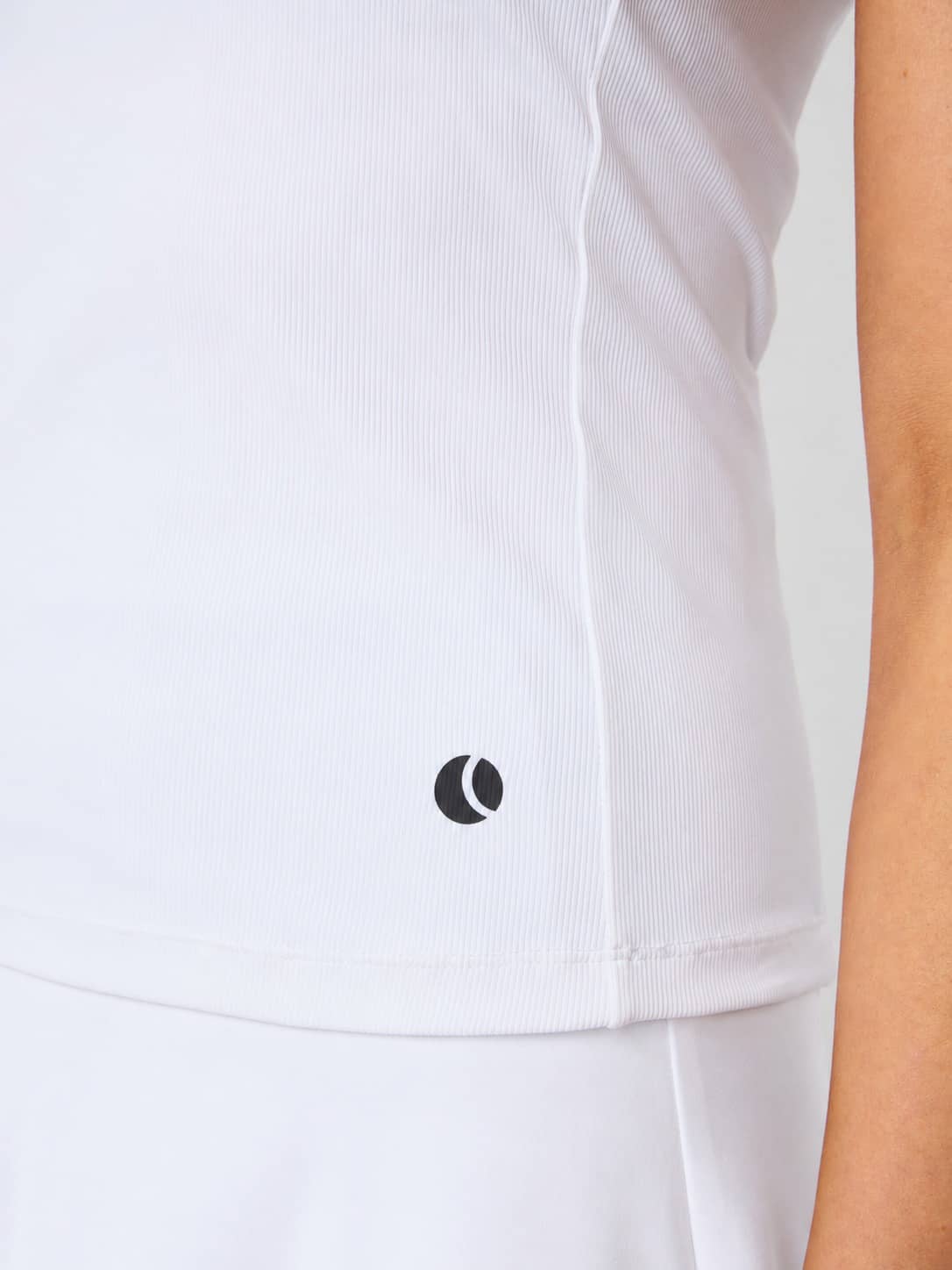 Björn Borg - Ace Pocket Ribbed Tank Top Stralend Wit Dames - Image 3