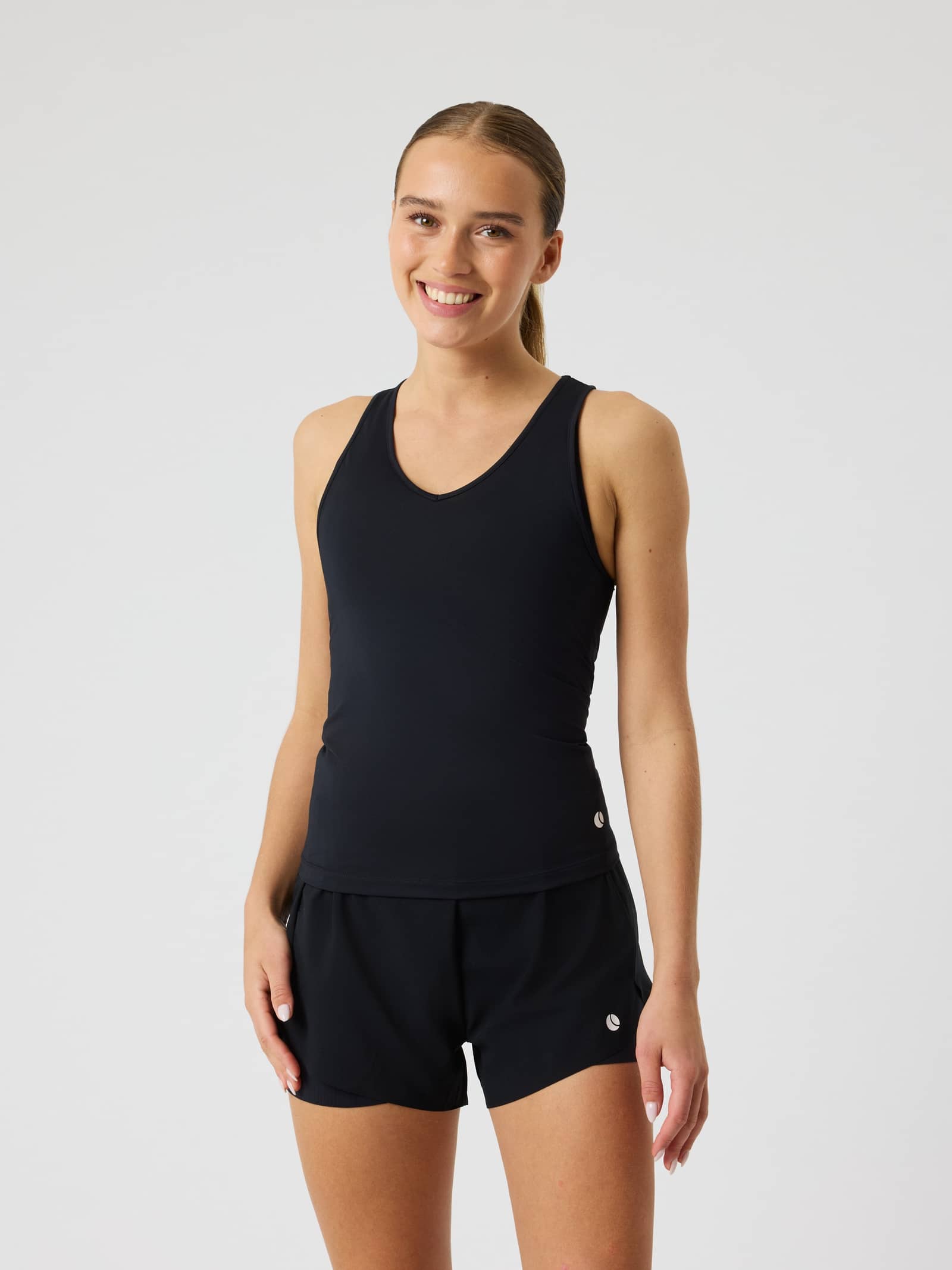 Björn Borg - Ace V Neck Tank Top Black Beauty Women - Image 1