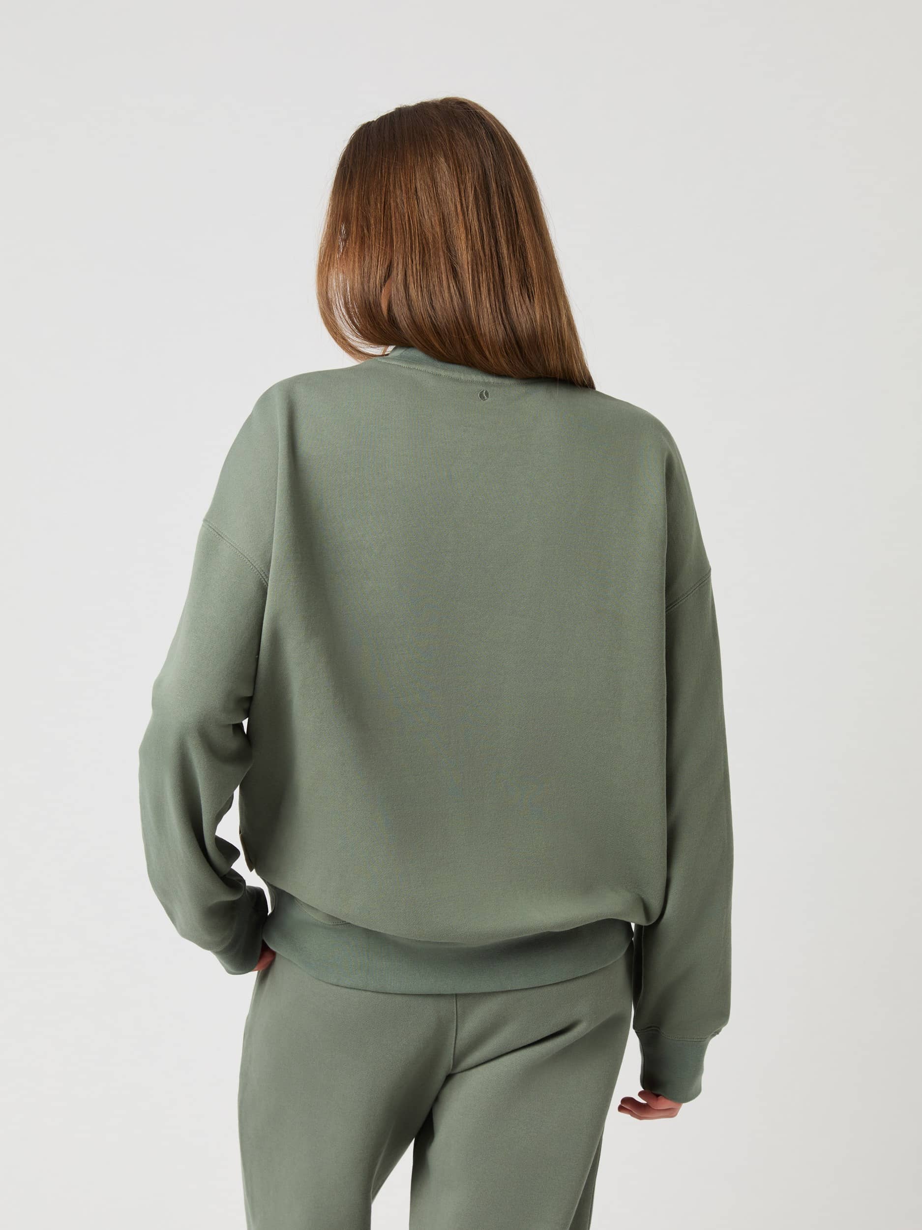 Studio Oversized Sweatshirt - Women - Agave Green | Björn Borg
