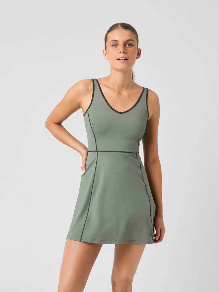 Björn Borg - Ace V Dress Agave Green