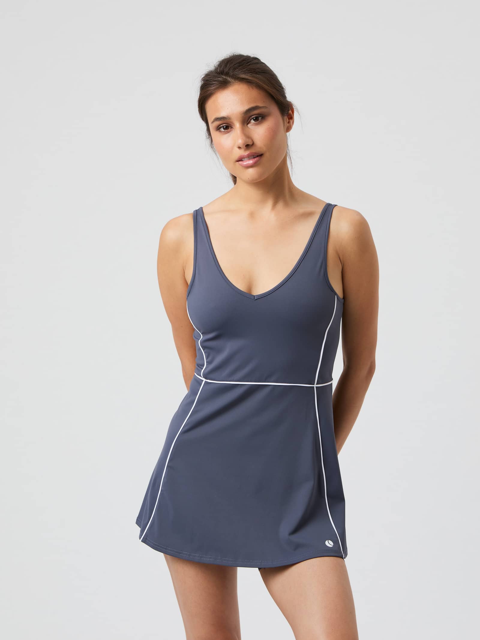 Björn Borg - Ace V Dress Odyssey Gray Women - Image 1