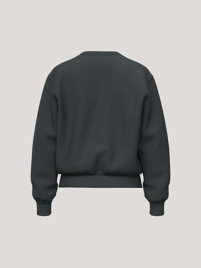 Achterkant van het Borg Essential 1 Sweatshirt in Urban Chic (groen). - Image 2