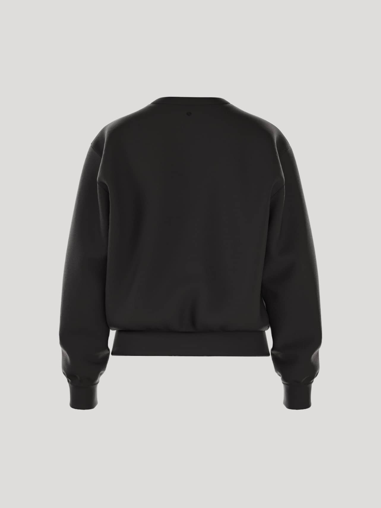 Bakside av Borg Essential 1 Sweatshirt i Black Beauty (Svart) med løs passform og stilfullt, mykt materiale. - Image 3