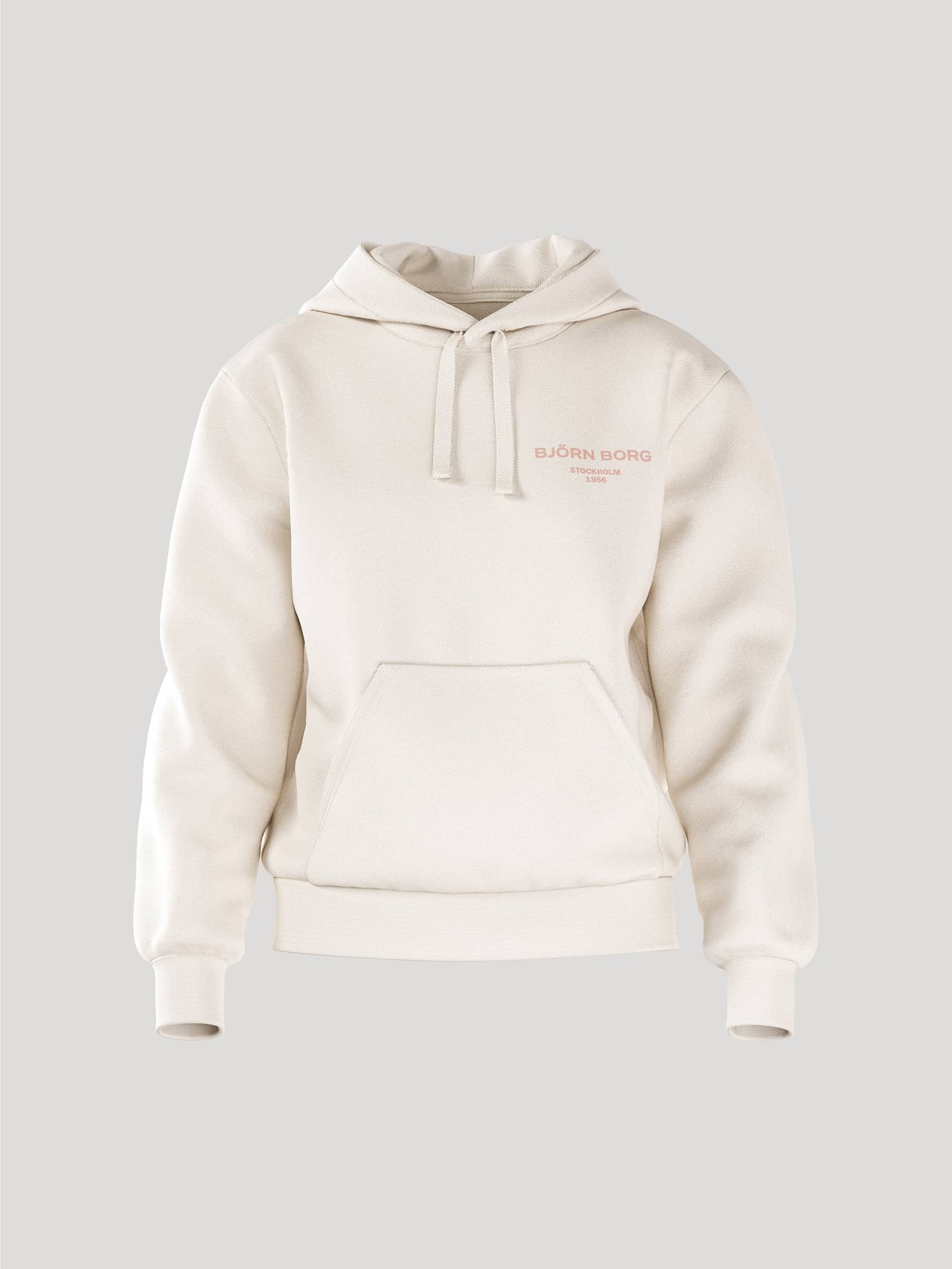 Björn Borg - Borg Essential 1 Hoodie Egret Dam - Image 1