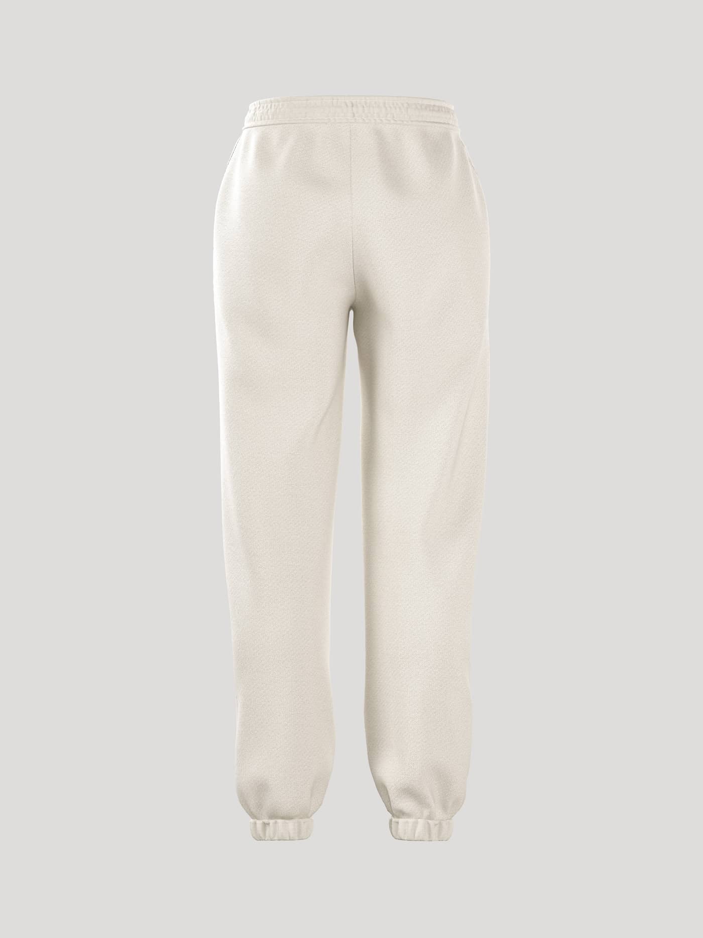 Back view of the women's Borg Essential 1 Sweatpants in tofu. - Image 2