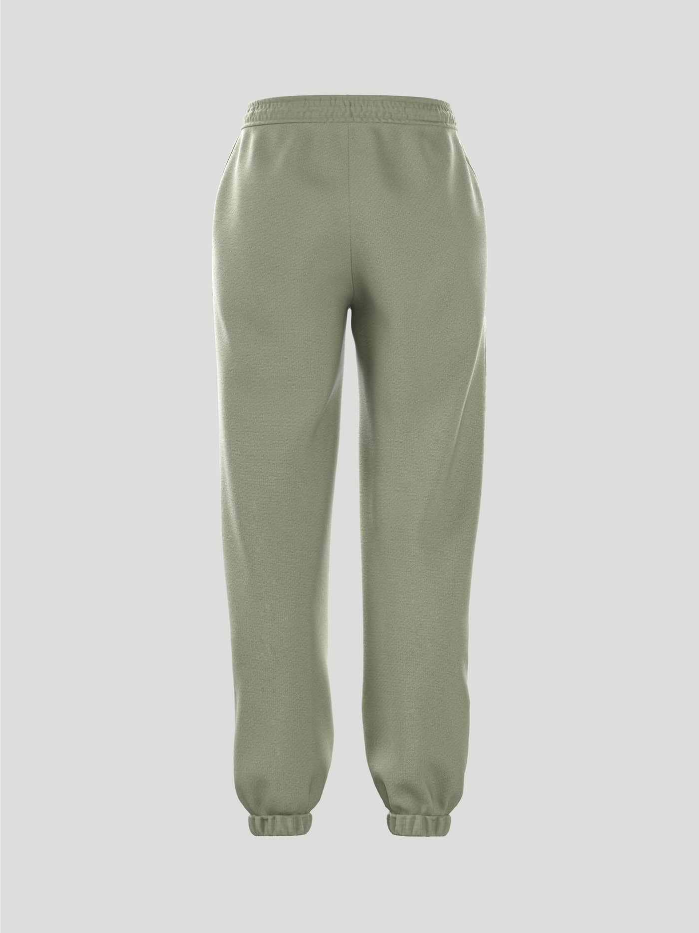 Back view of the women's Björn Borg Borg Essential 1 Sweatpants in tea. - Image 2