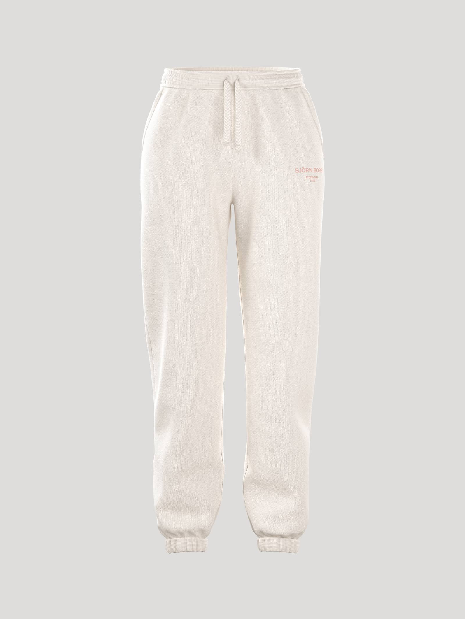 Björn Borg - Borg Essential 1 Sweatpants Egret Dam - Image 1