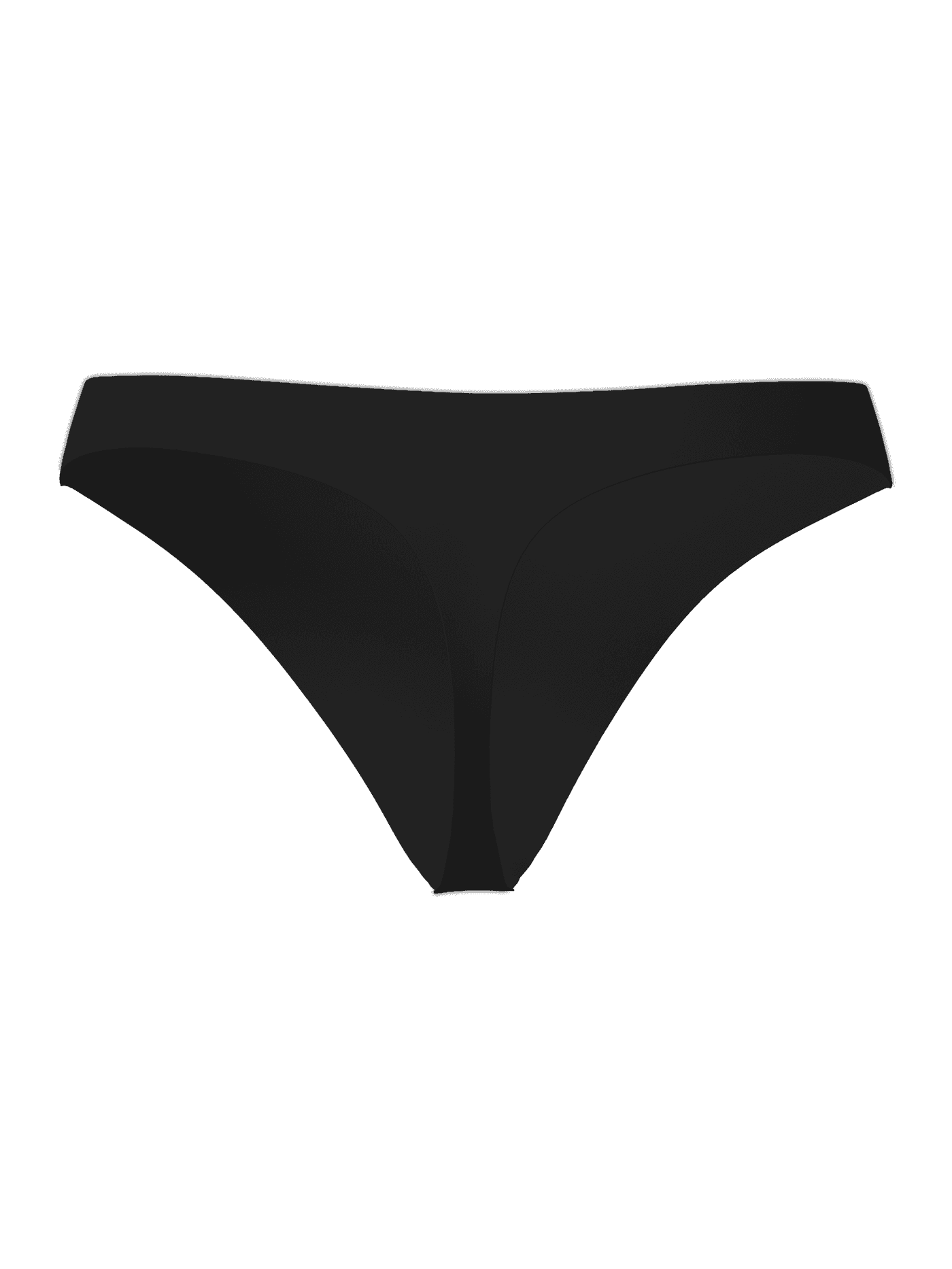 Zwarte Björn Borg Invisible Thongs 3-pack met lasergesneden randen, een naadloze pasvorm en stijl voor dames, vooraanzicht. - Image 3