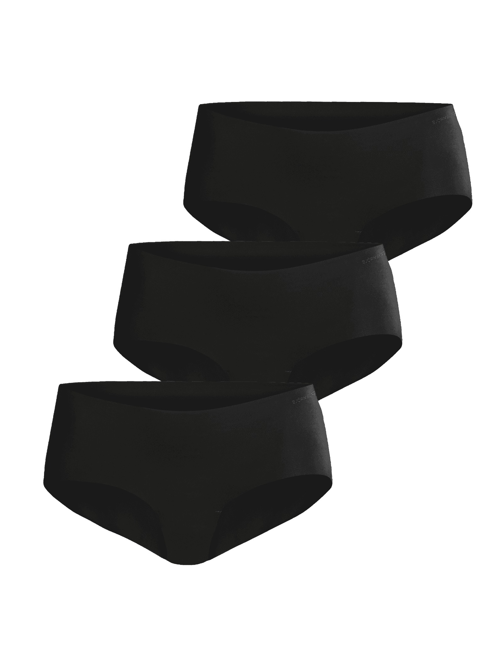 Björn Borg - Invisible Hipsters 3-pack Black Women - Image 1