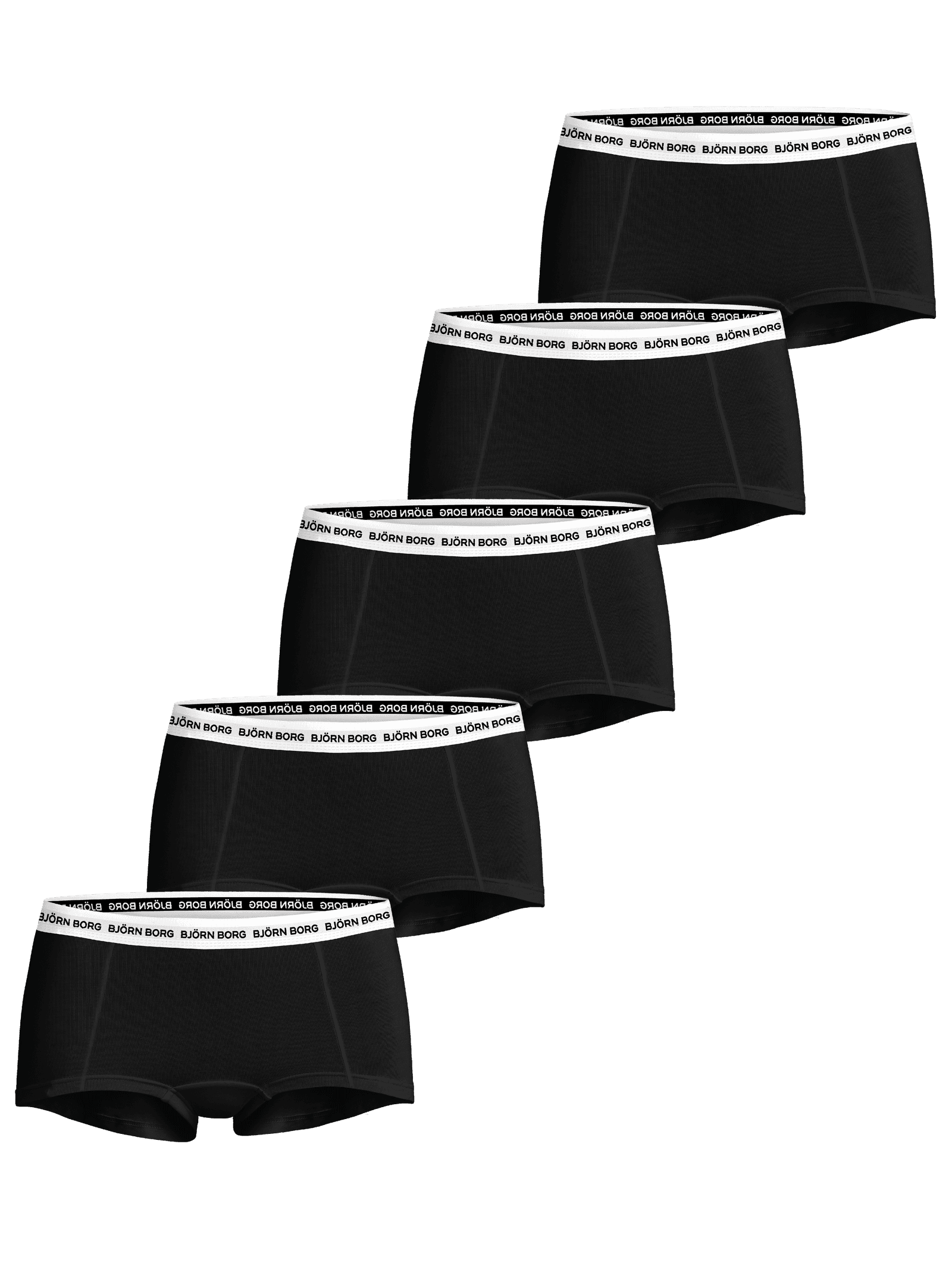 Björn Borg - Logo Boxer Shorts 5-pack Black Women - Image 1