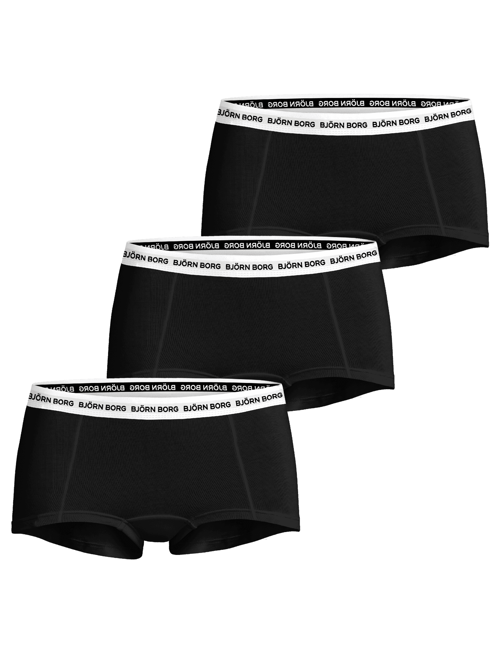 Björn Borg - Logo Boxer Shorts 3-pack Black Women - Image 1