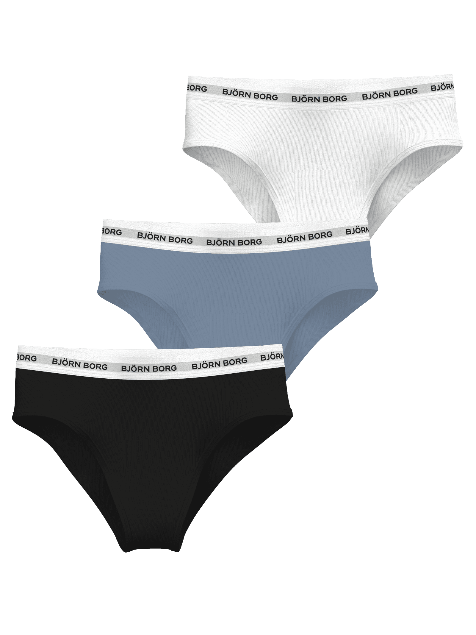 Björn Borg - Logo Highwaist Briefs 3-pack Multi - Image 1