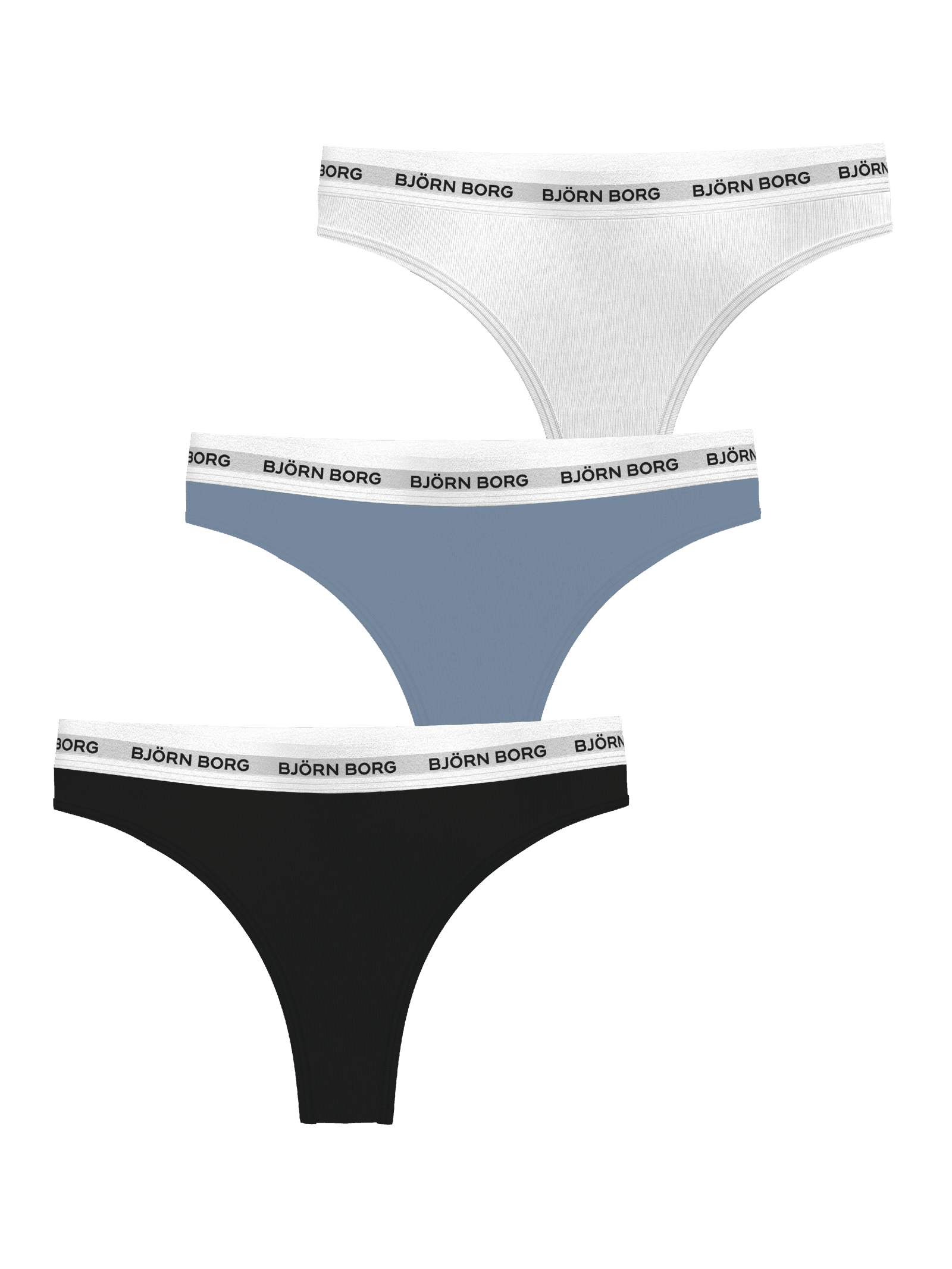 Björn Borg - Logo Thongs 3-pack Multi Dam - Image 1