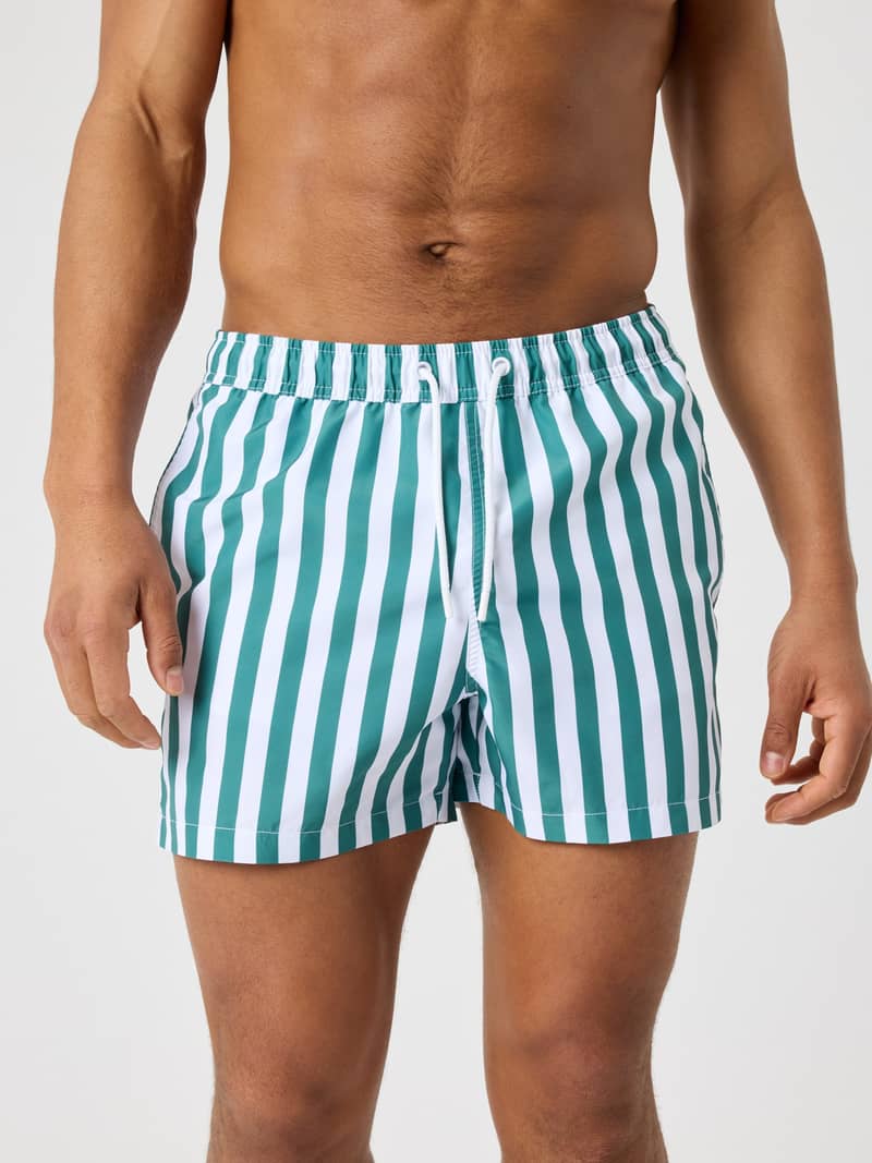 Borg Print Swim Shorts