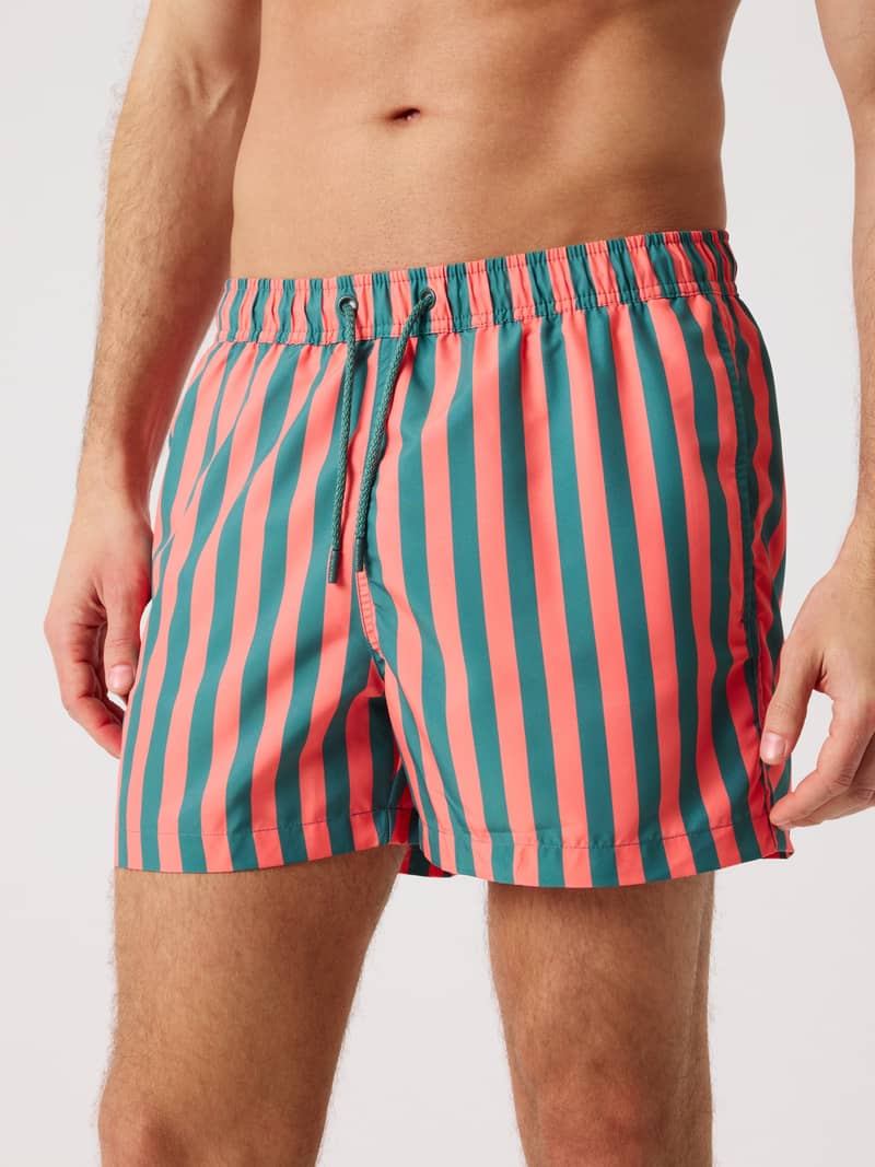 Borg Print Swim Shorts