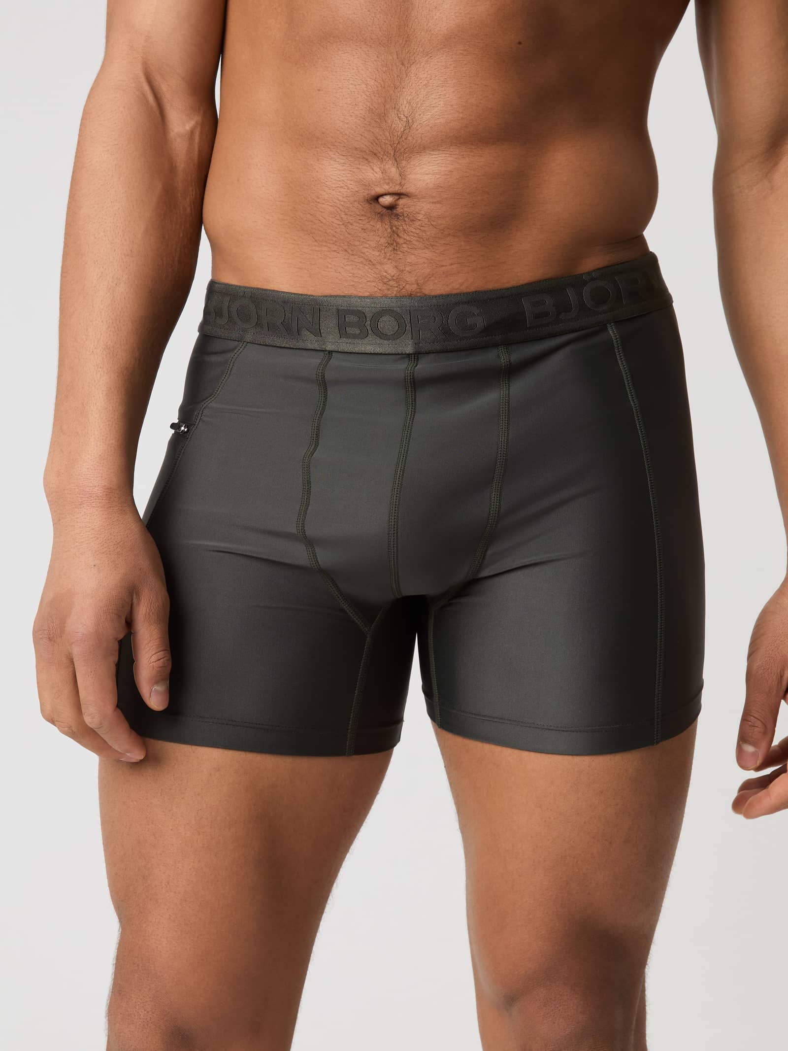 Björn Borg - Borg Stretch Swim Shorts Peat Herr - Image 1