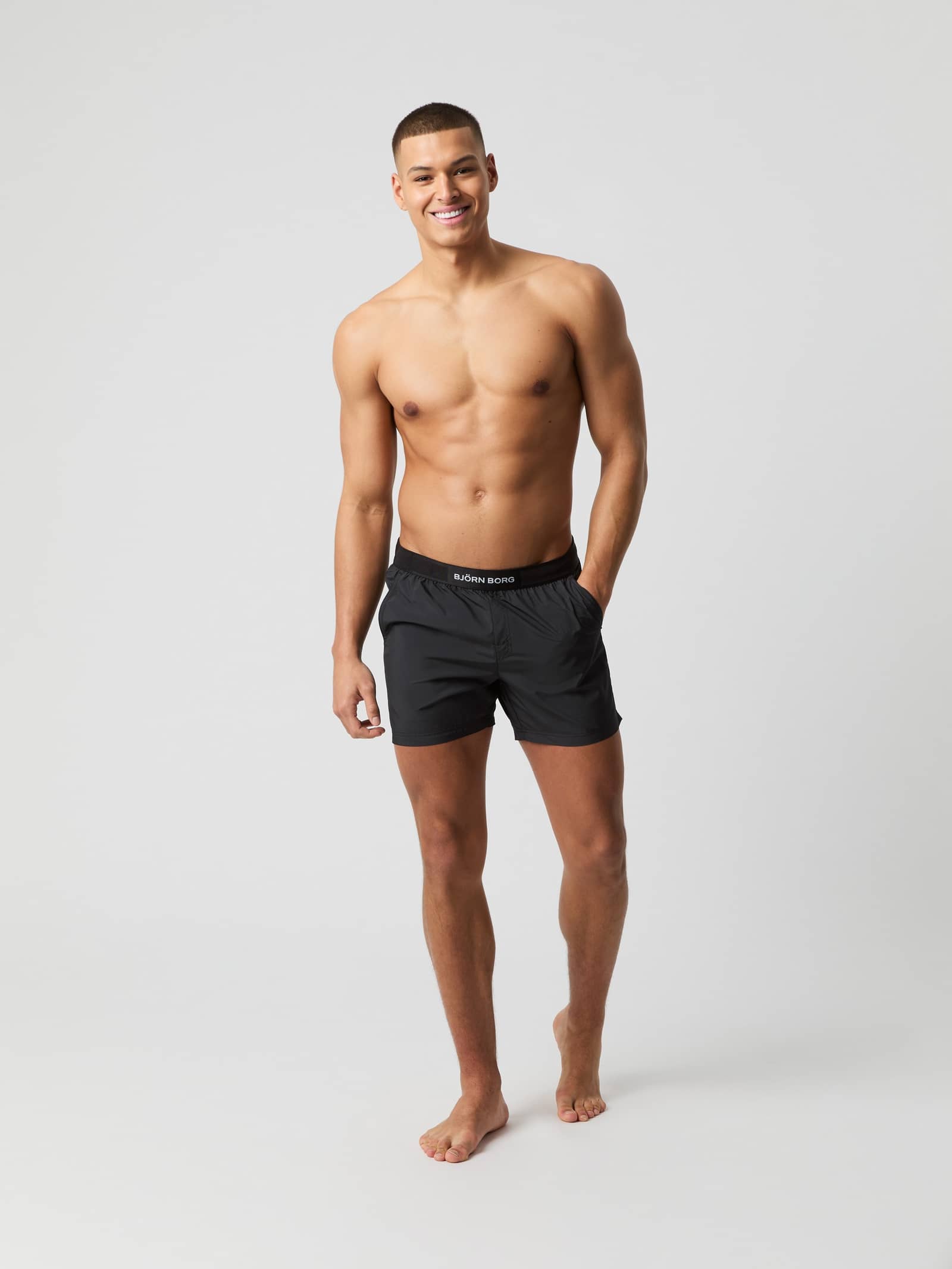 Björn Borg - Borg Premium Swim Shorts Black Beauty Men - Image 1