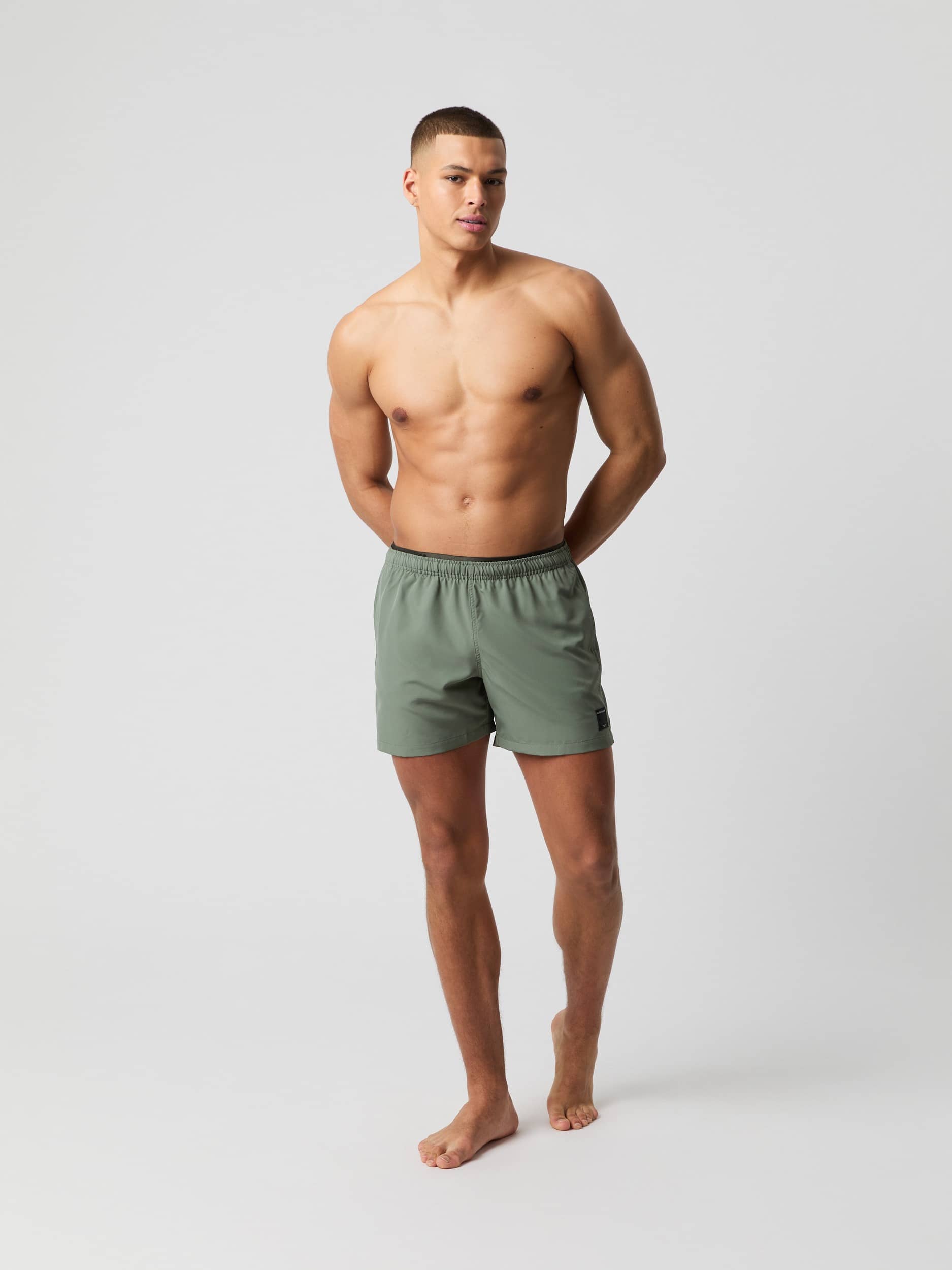 Borg Elastic Swim Shorts - Men - Agave Green | Björn Borg