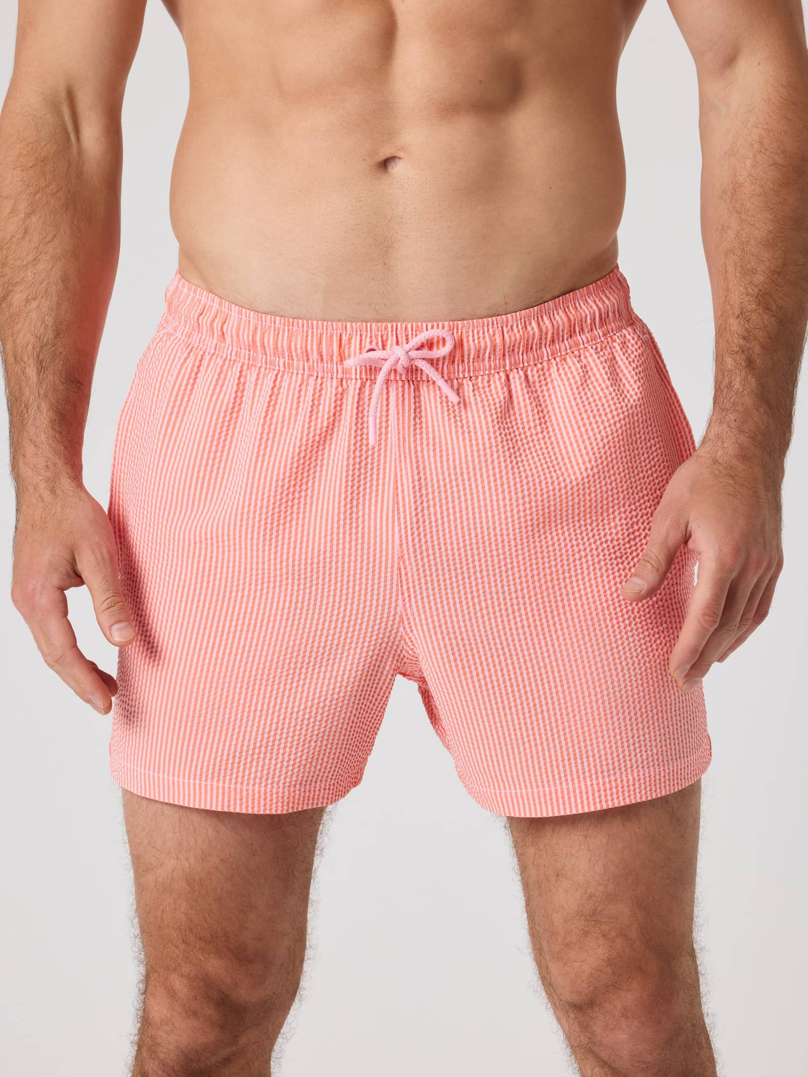 Björn Borg - Borg Seersucker Swim Shorts Searstripe 6 Herr - Image 1