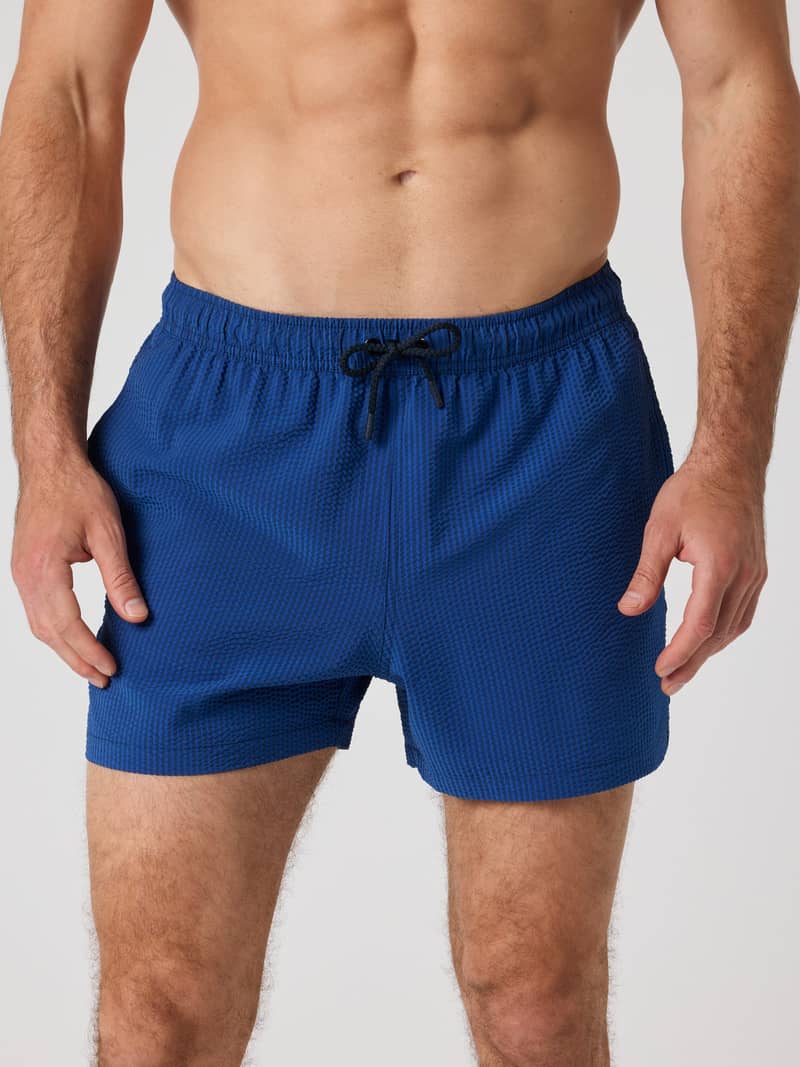 Borg Seersucker Swim Shorts