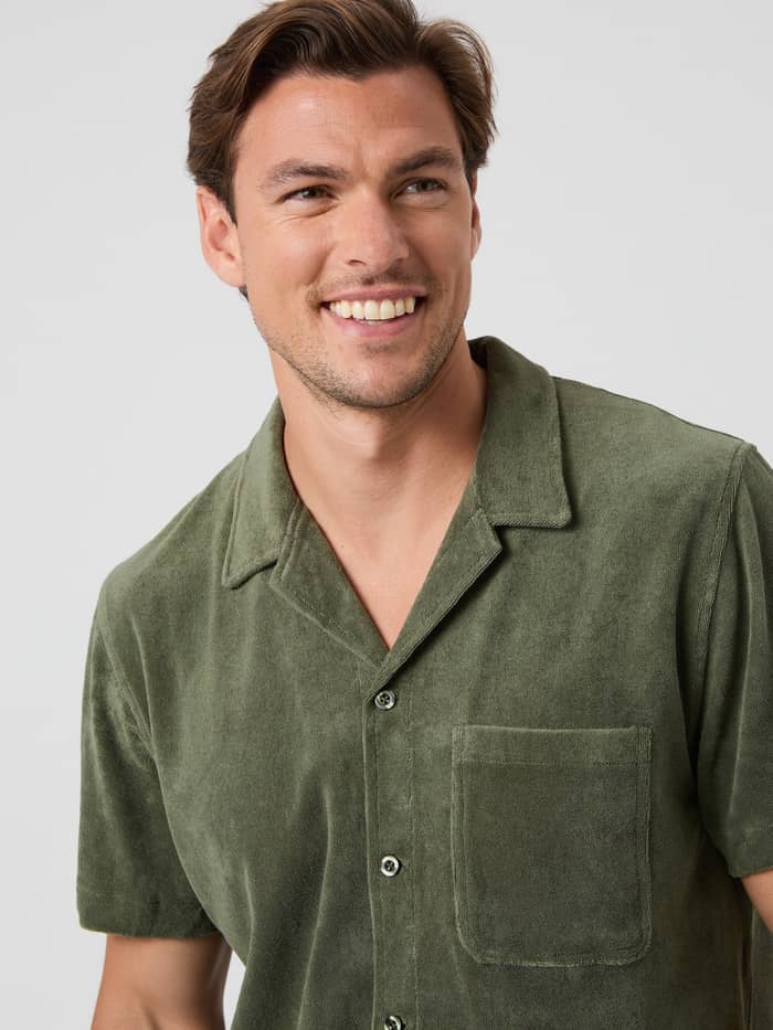 Björn Borg - Borg Toweling Pool Shirt Beetle