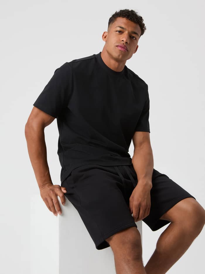 Björn Borg - Centre High Neck T-Shirt Black Beauty