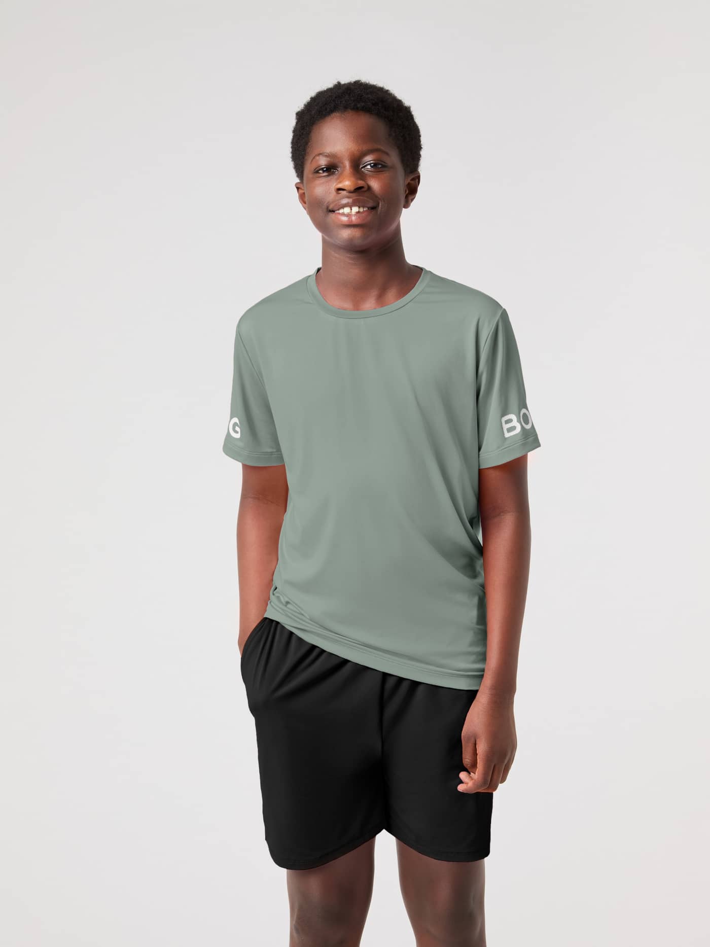 Björn Borg - Borg T-Shirt Agave Green - Image 3