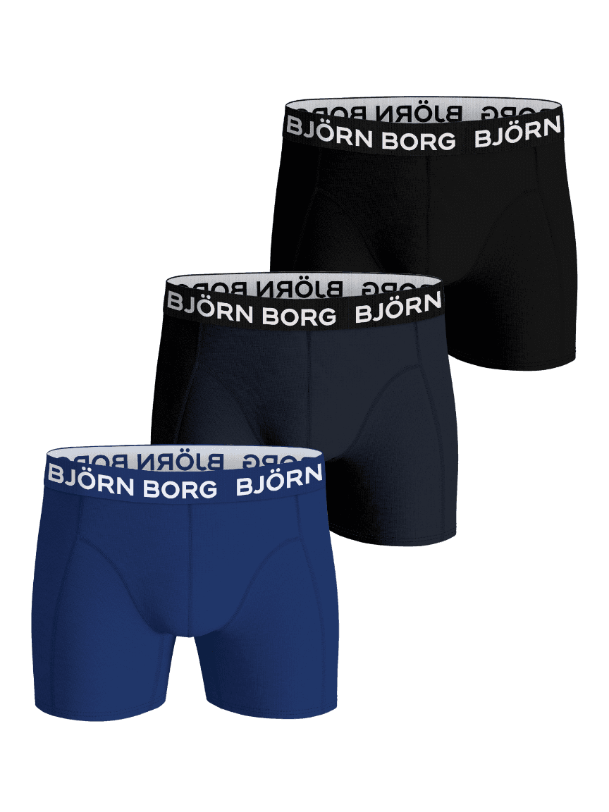 Björn Borg - Bamboo Cotton Blend Boxers 3-pack Multi Heren - Image 1