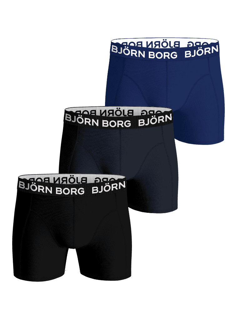 Björn Borg - Bamboo Cotton Blend Boxers 3-pack Multi Men - Image 1
