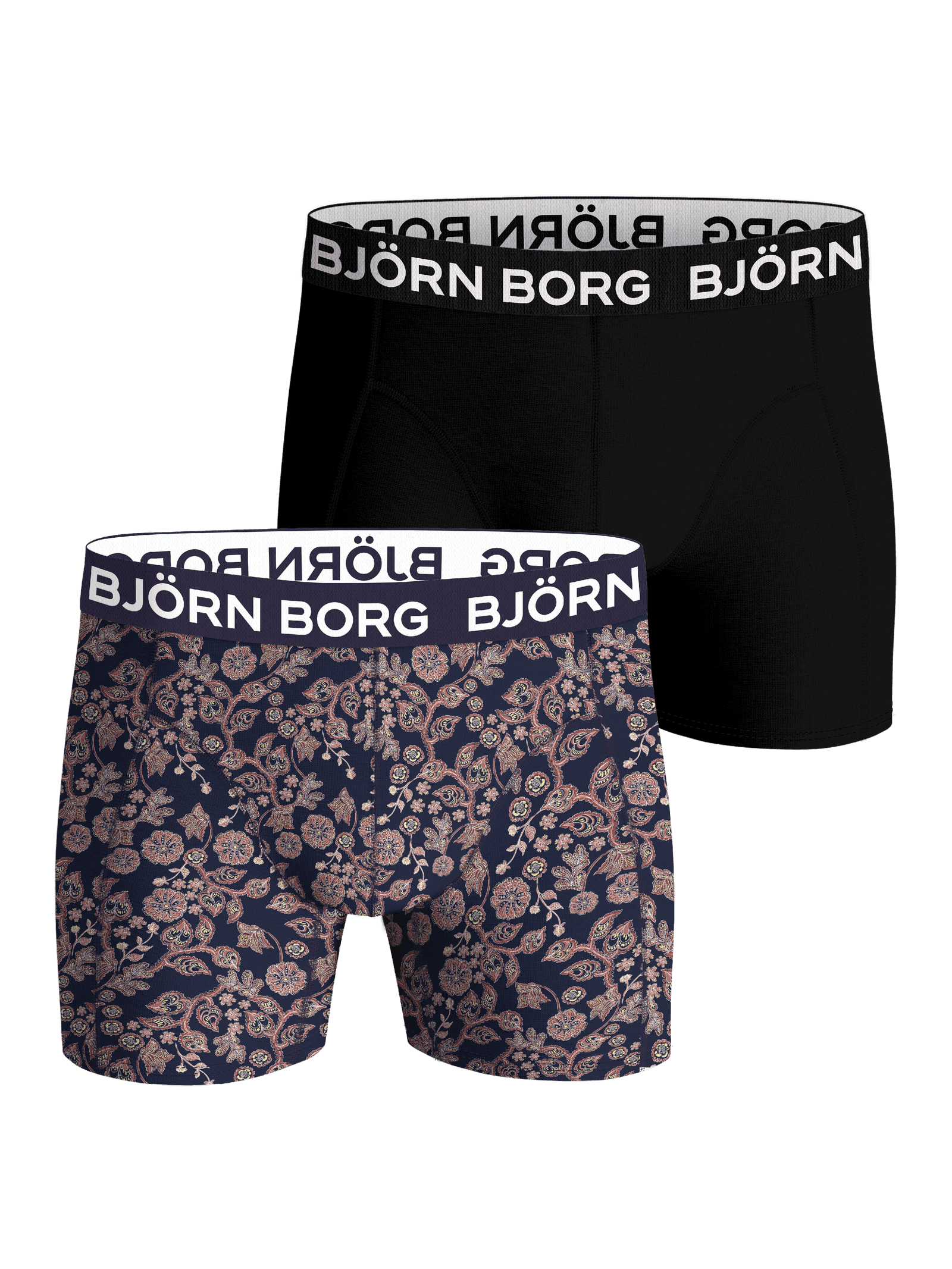Björn Borg - Bamboo Cotton Blend Boxers 2-pack Multi Men - Image 1